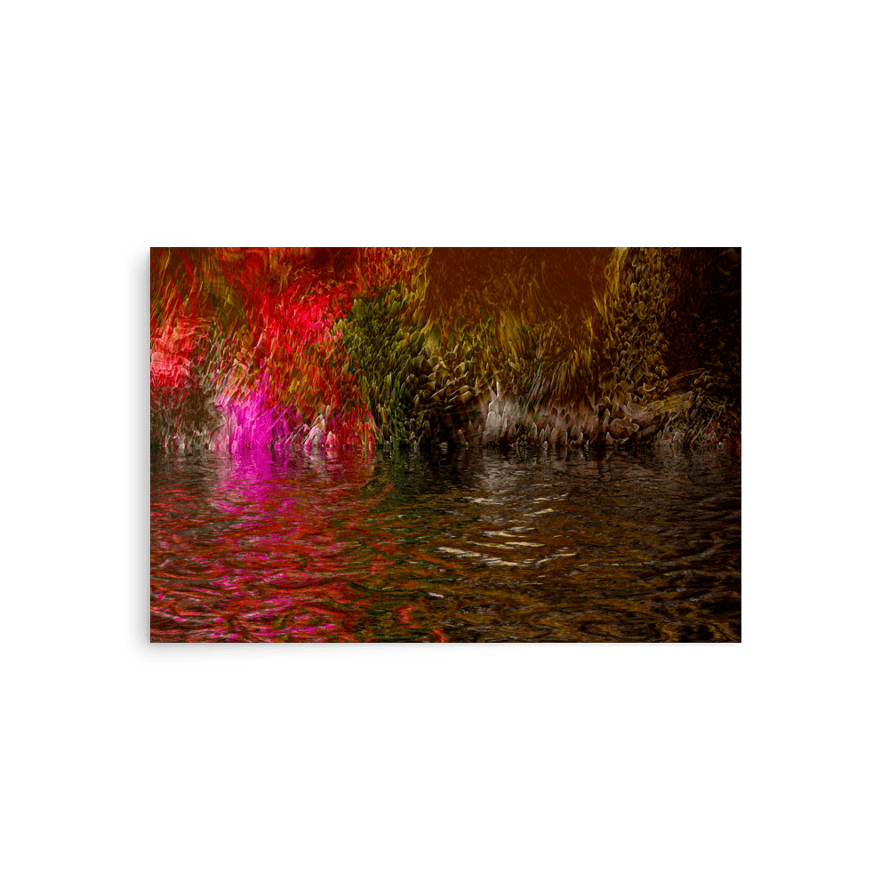 Mysterium II enigmatic abstract dark tones wall art- Barulins.shop