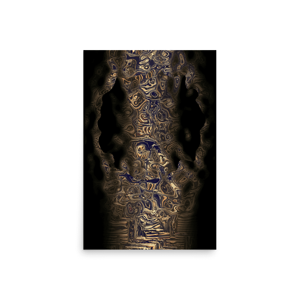 Model on the Catwalk fashion industry motion blur wall art- Barulins.shop