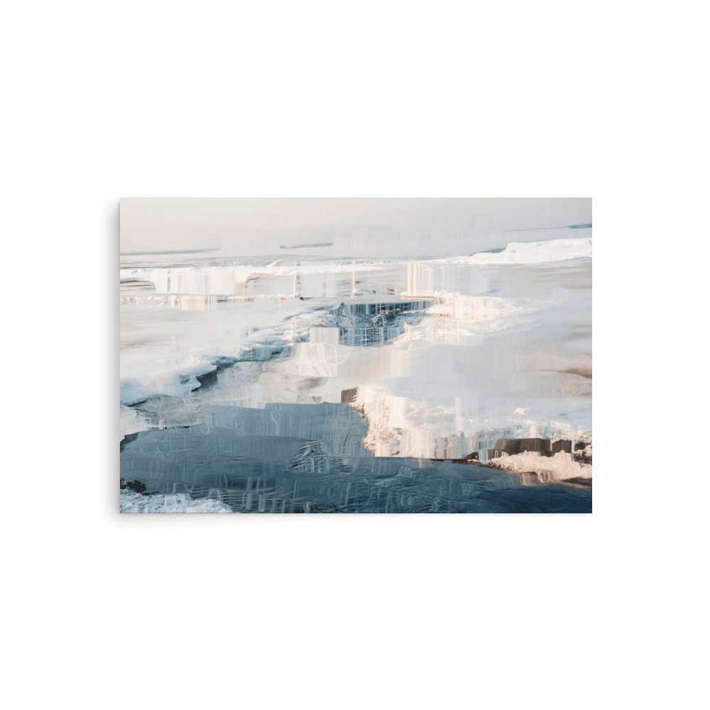 The Sea is in Ice arctic ocean frozen landscape wall art- Barulins.shop