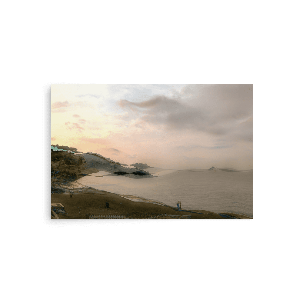Nice Evening Beach French Riviera coastal sunset wall art- Barulins.shop