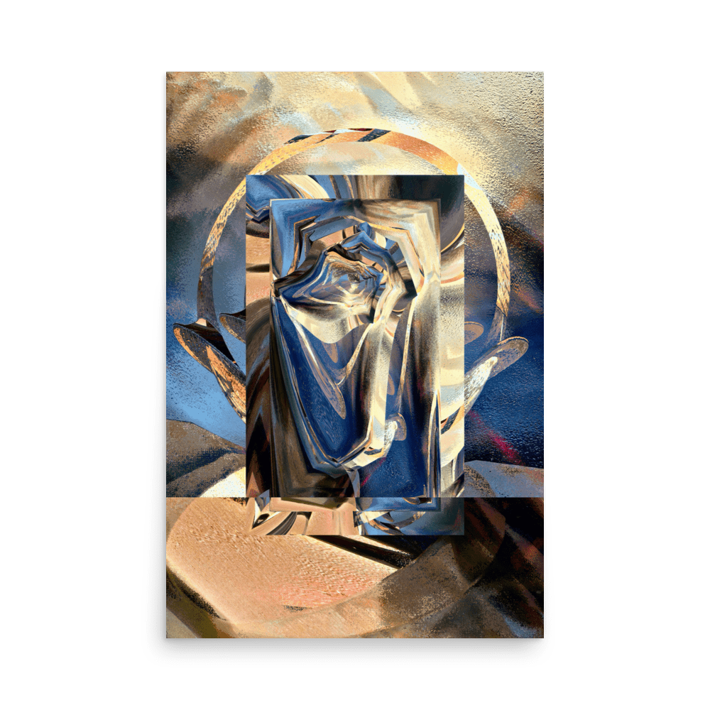 Universal Projections futuristic abstract geometric wall art- Barulins.shop