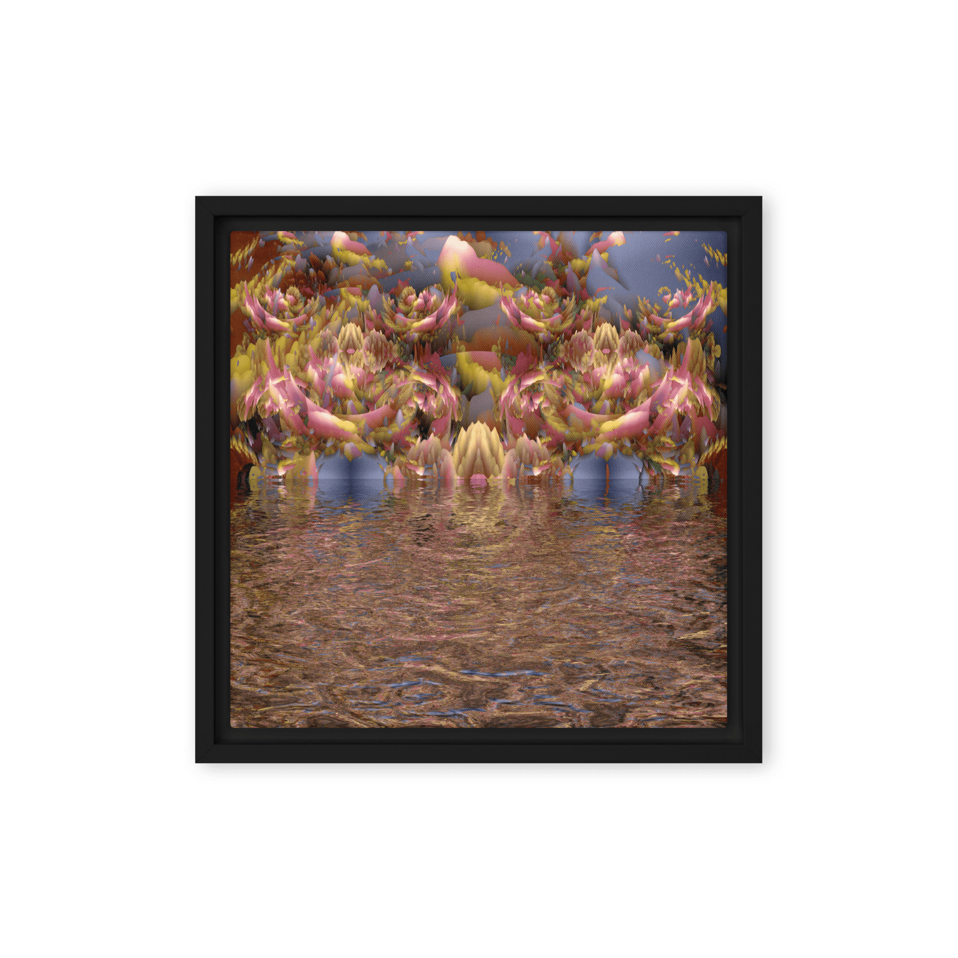 Morning Mantra calming abstract soft colors wall art- Barulins.shop