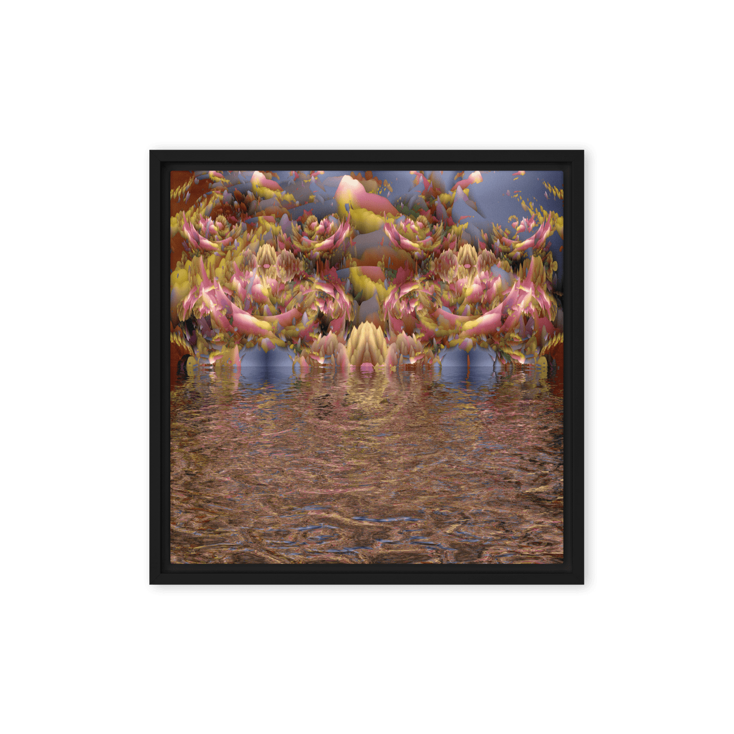 Morning Mantra calming abstract soft colors wall art- Barulins.shop