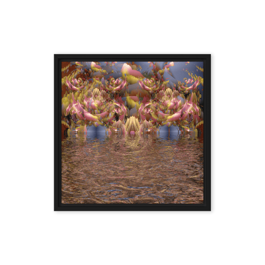 Morning Mantra calming abstract soft colors wall art- Barulins.shop