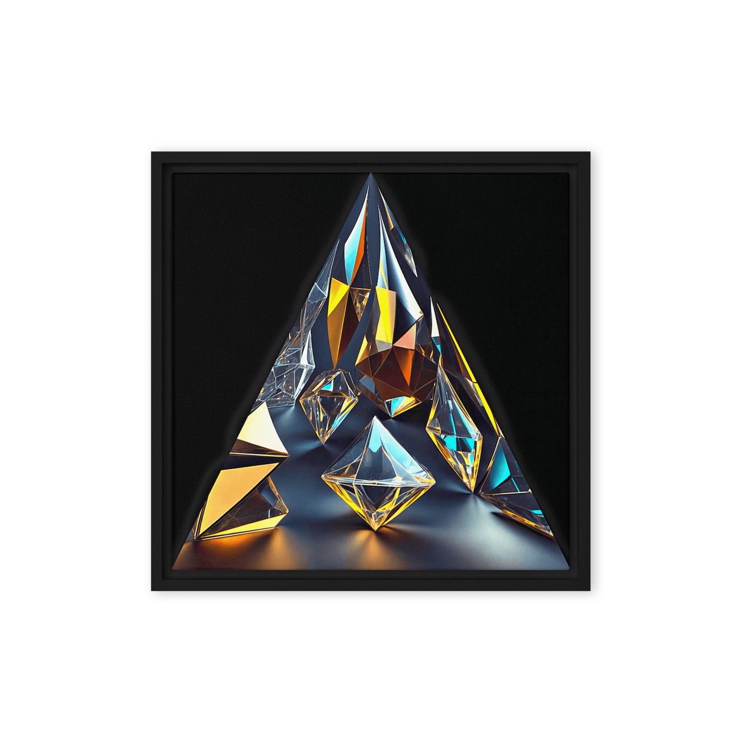 Socratic Geometry geometric abstract shapes wall art print Barulins