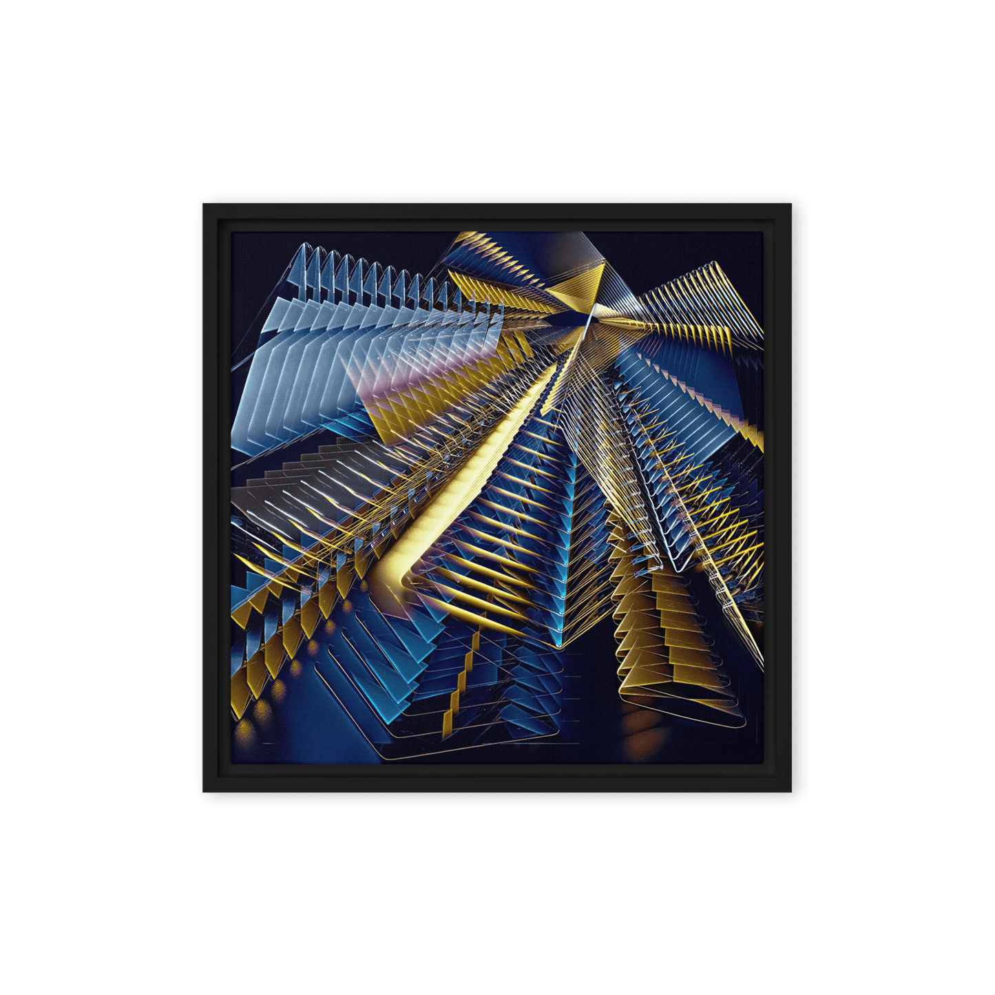 Line Play modern abstract art colorful lines wall art- Barulins.shop