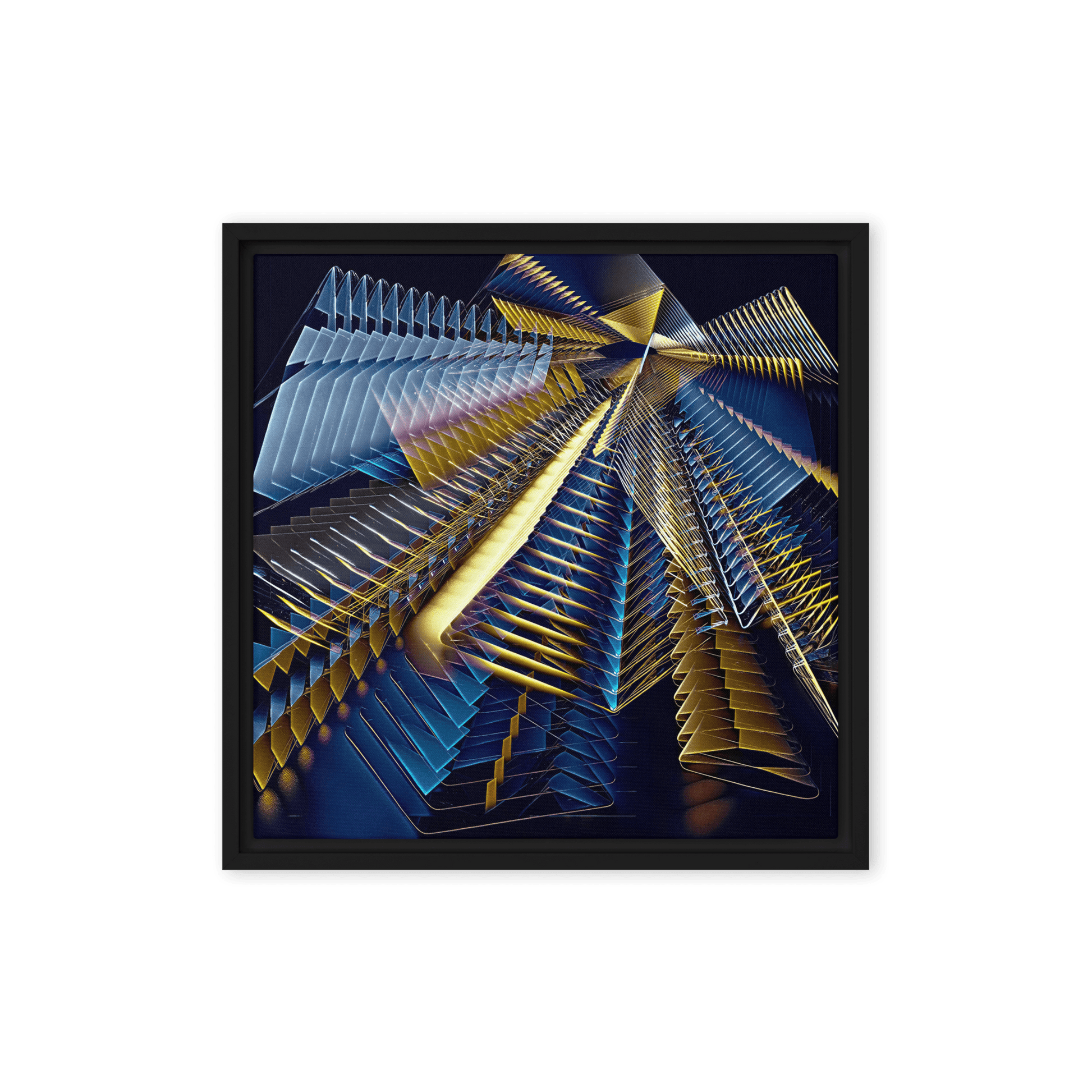 Line Play modern abstract art colorful lines wall art- Barulins.shop