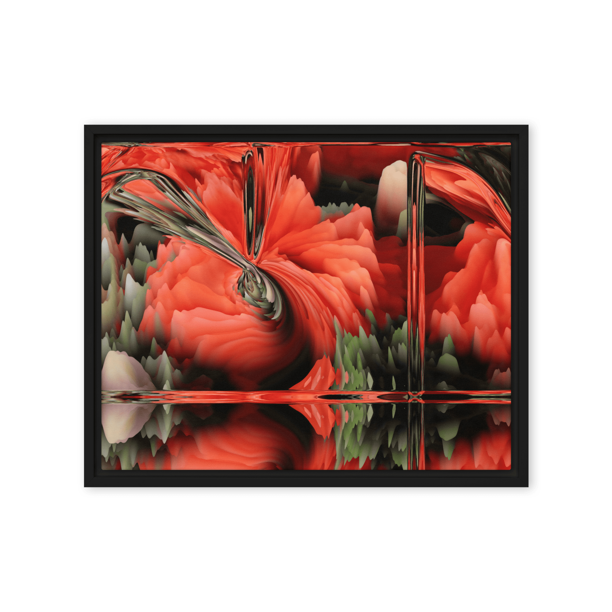 Composition with poppies.