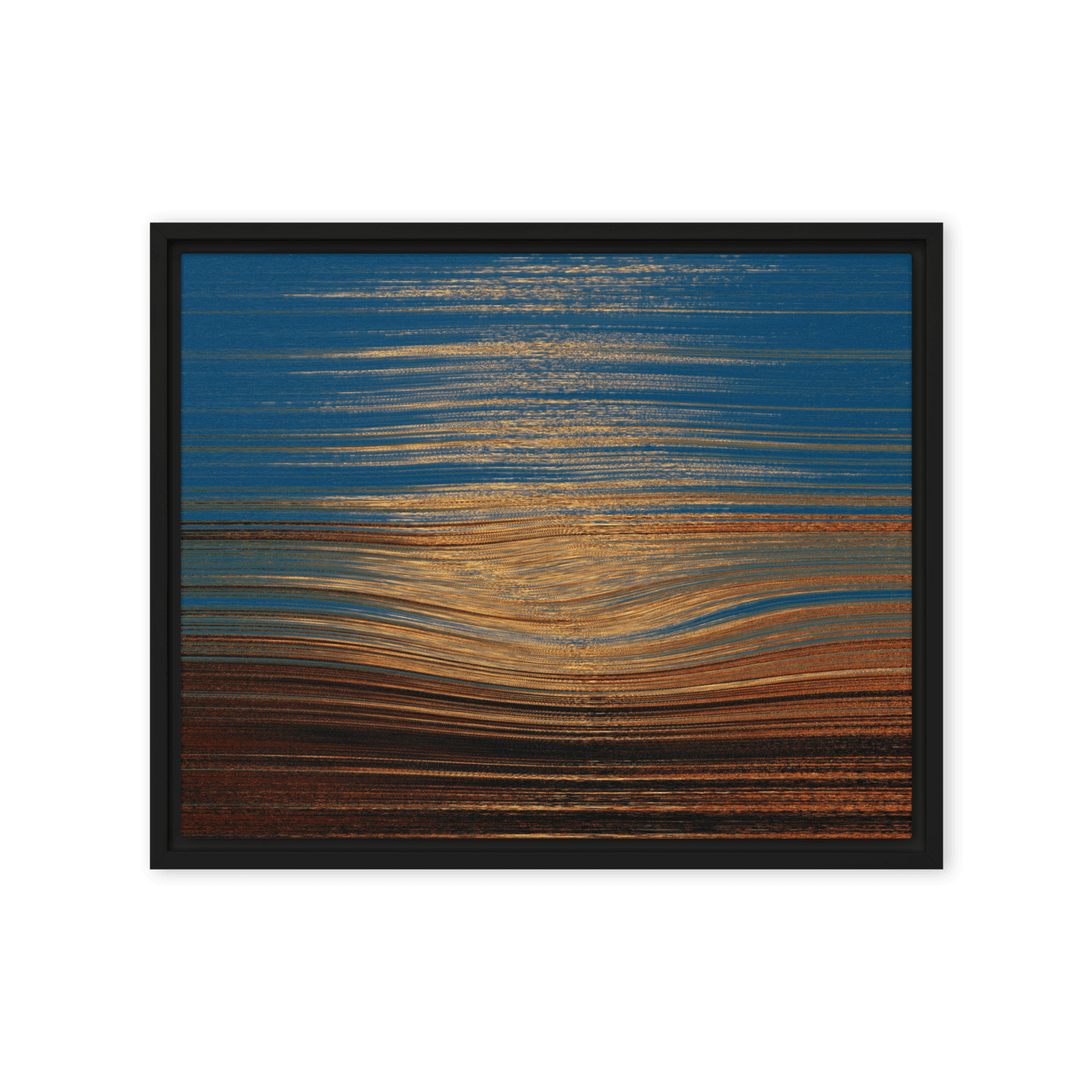 Sea Sunset tranquil coastal ocean sunset wall art- Barulins.shop