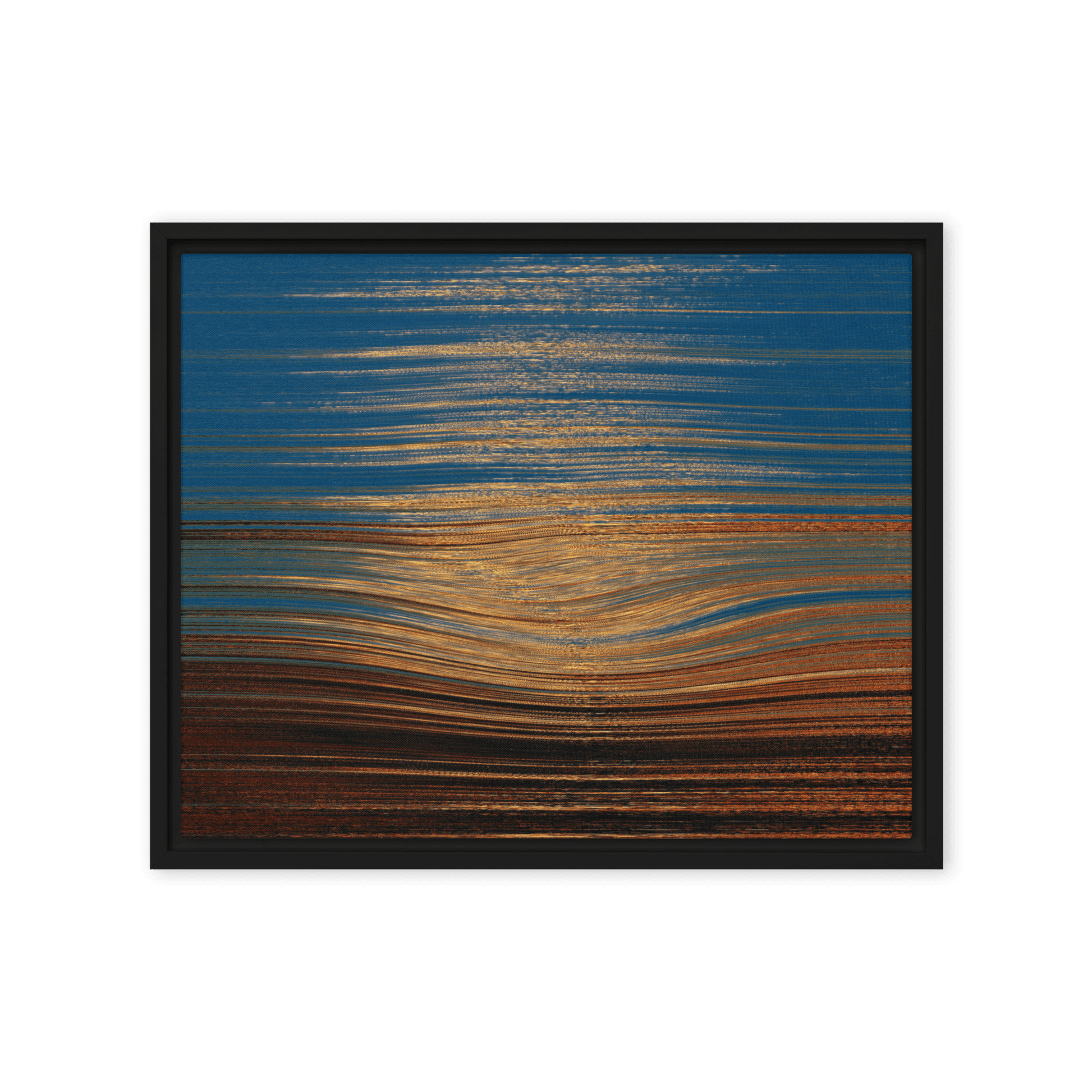 Sea Sunset tranquil coastal ocean sunset wall art- Barulins.shop