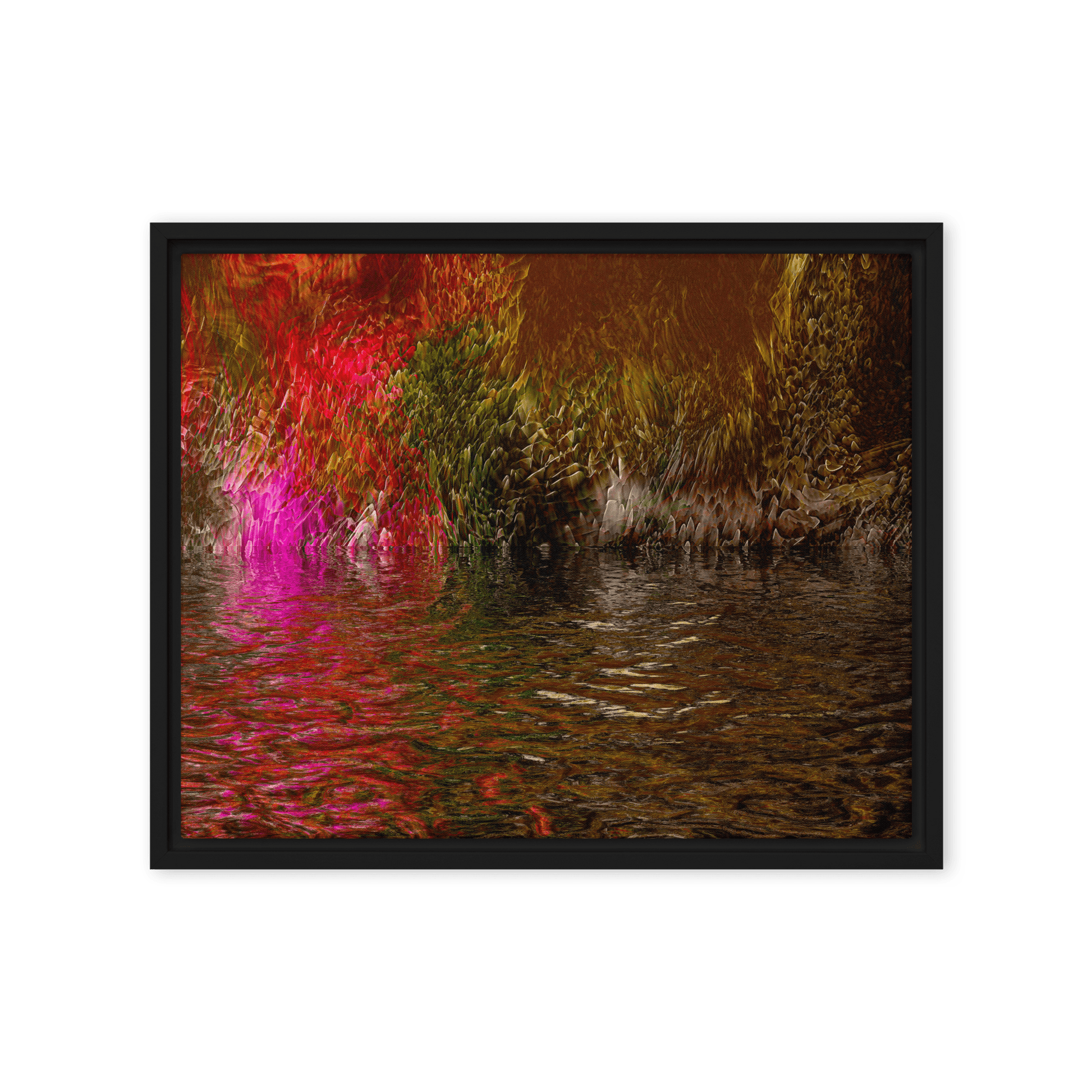 Mysterium II enigmatic abstract dark tones wall art- Barulins.shop