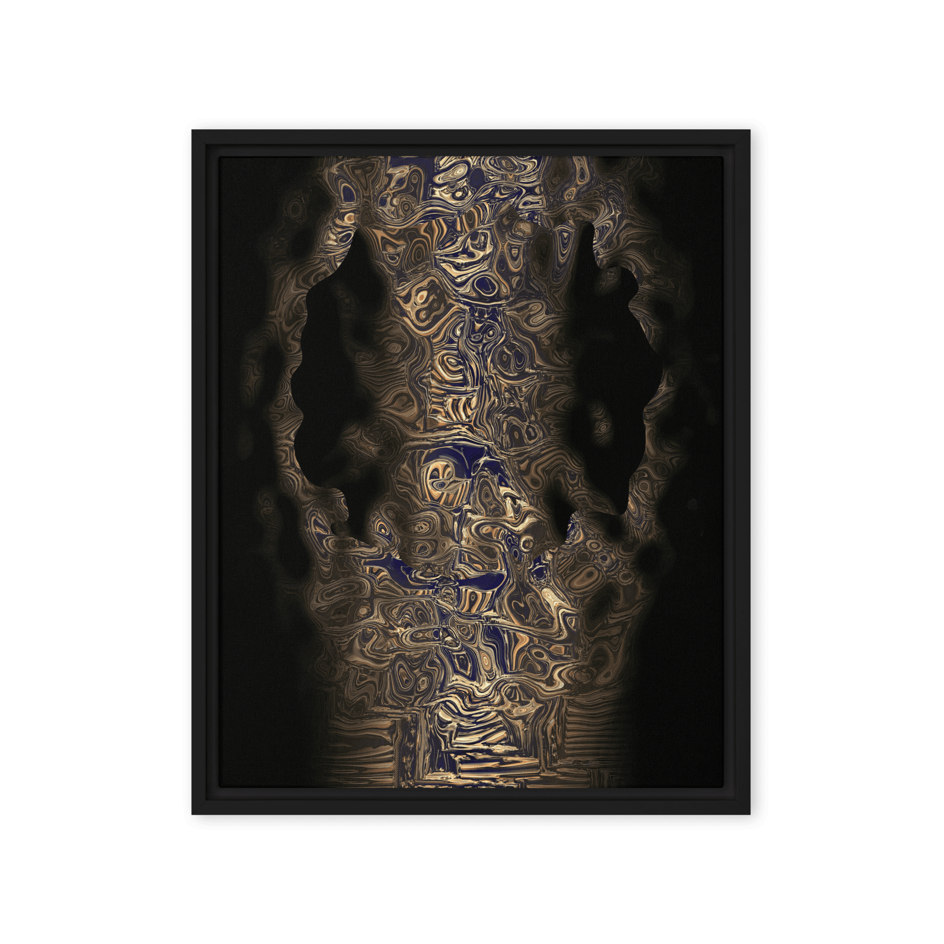 Model on the Catwalk fashion industry motion blur wall art- Barulins.shop