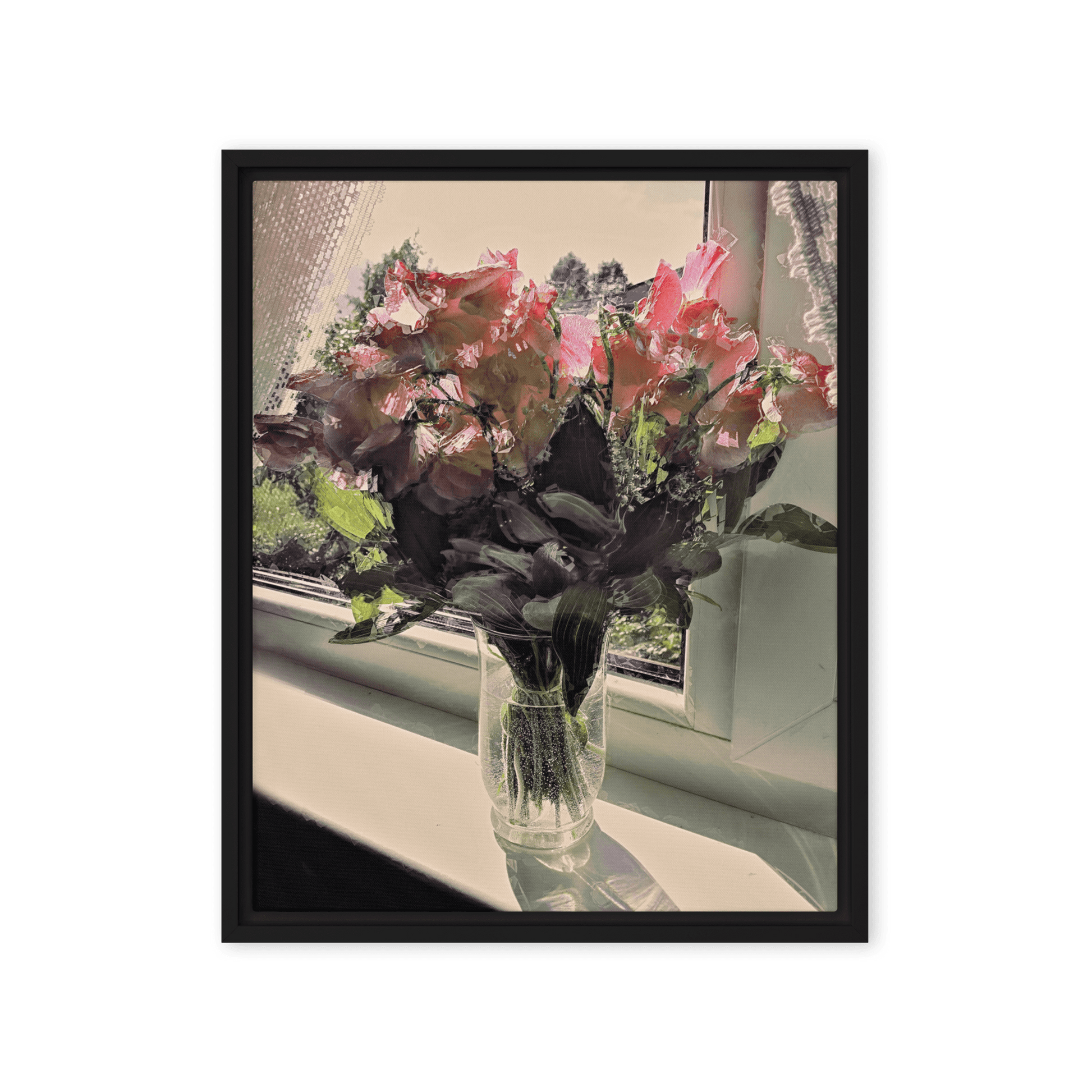  Vintage Style retro aesthetic abstract painting wall art- Barulins.shop