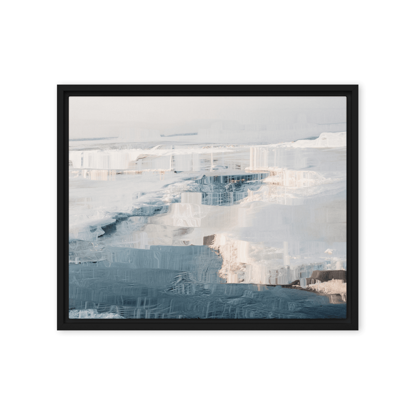 The Sea is in Ice arctic ocean frozen landscape wall art- Barulins.shop