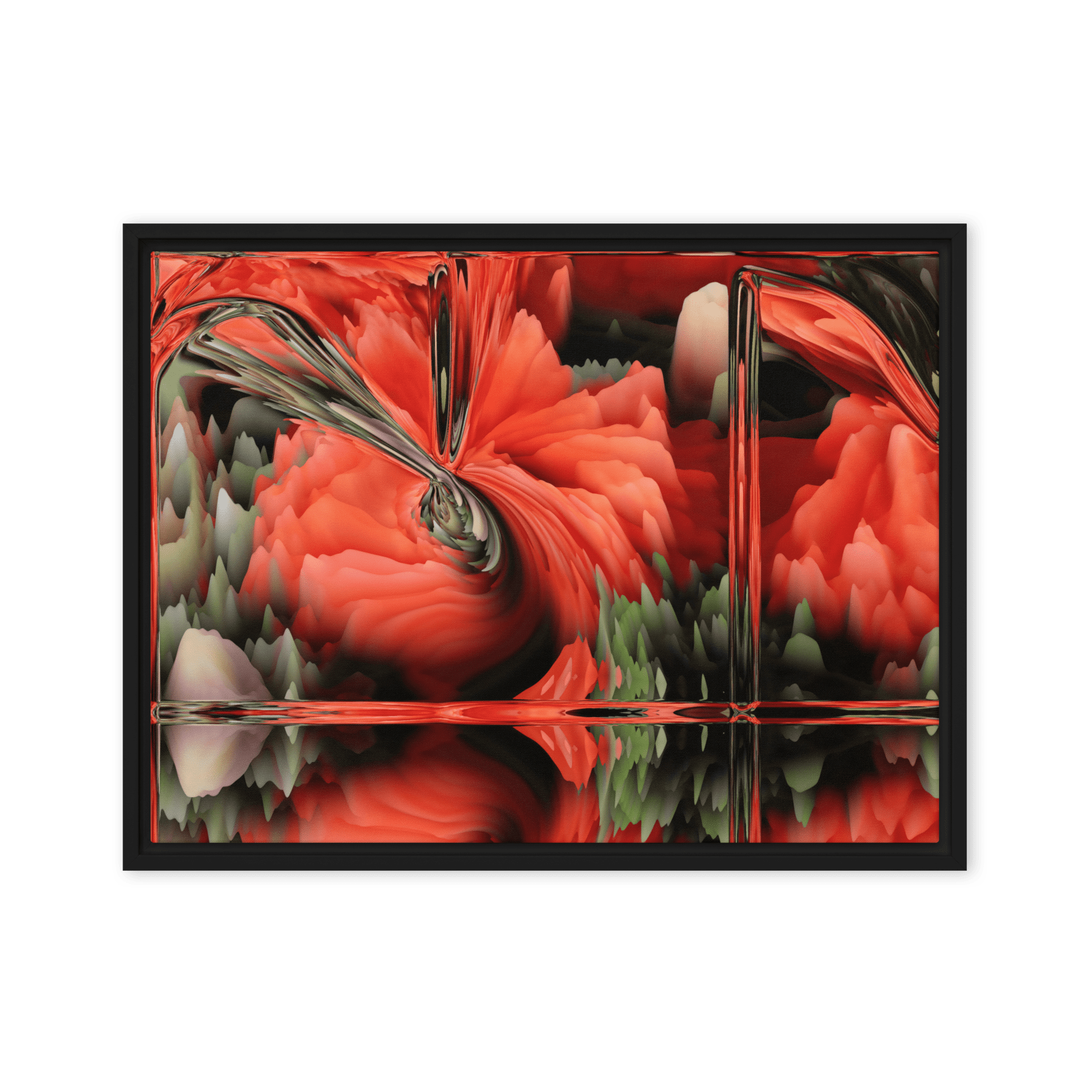 Composition with poppies.