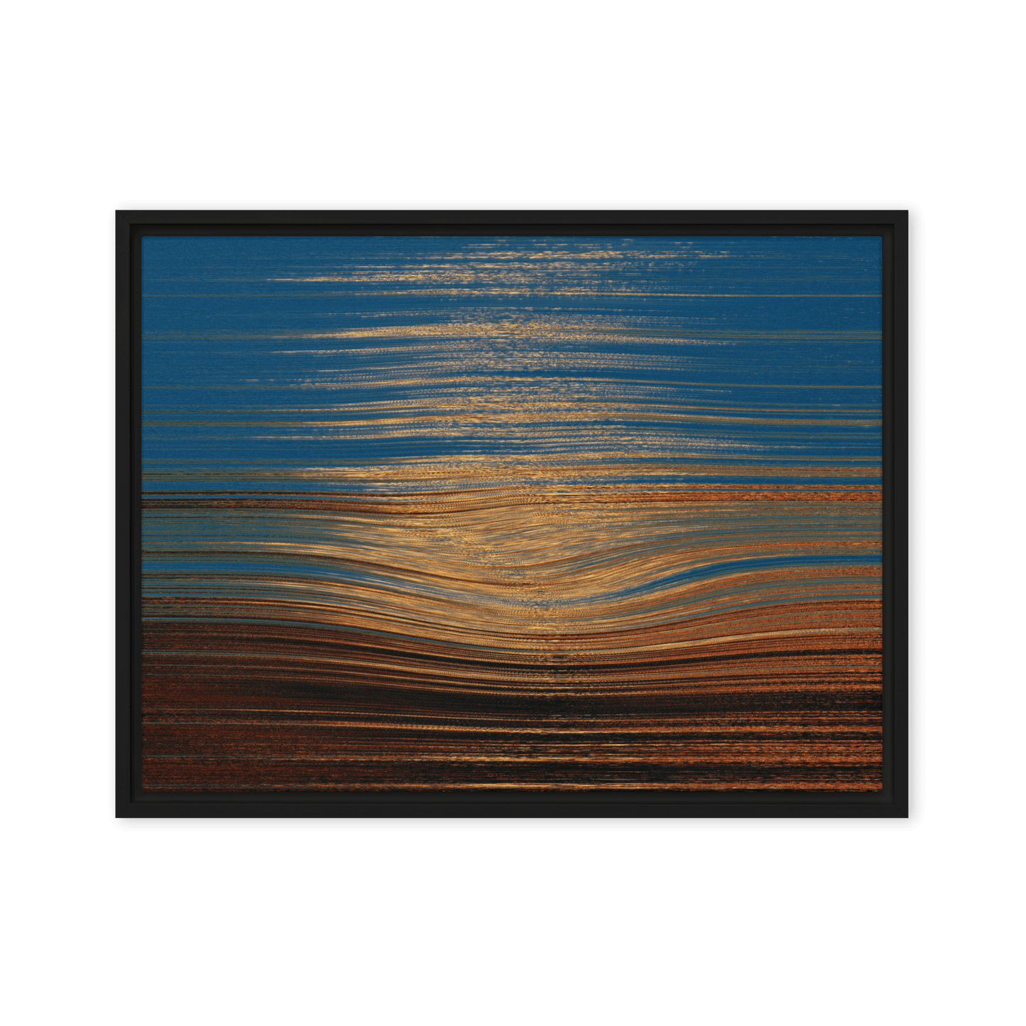 Sea Sunset tranquil coastal ocean sunset wall art- Barulins.shop