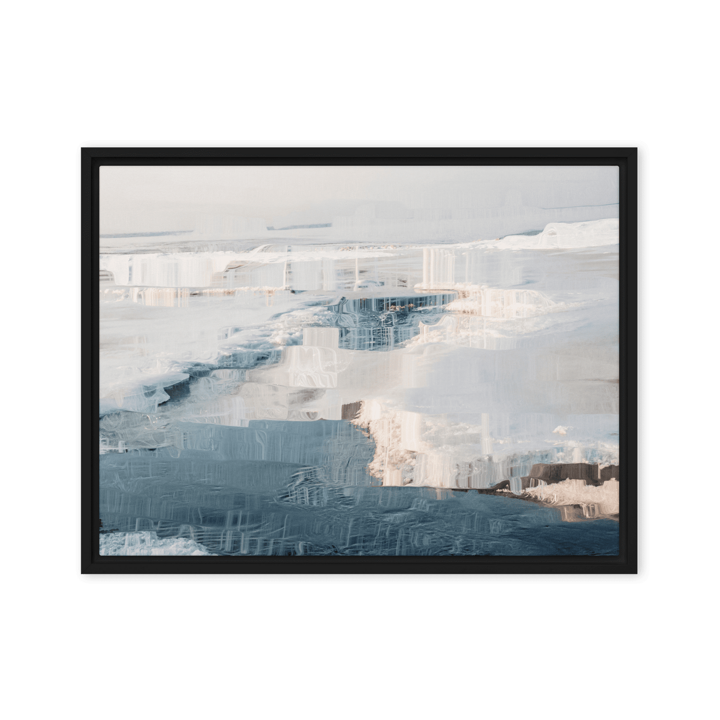 The Sea is in Ice arctic ocean frozen landscape wall art- Barulins.shop
