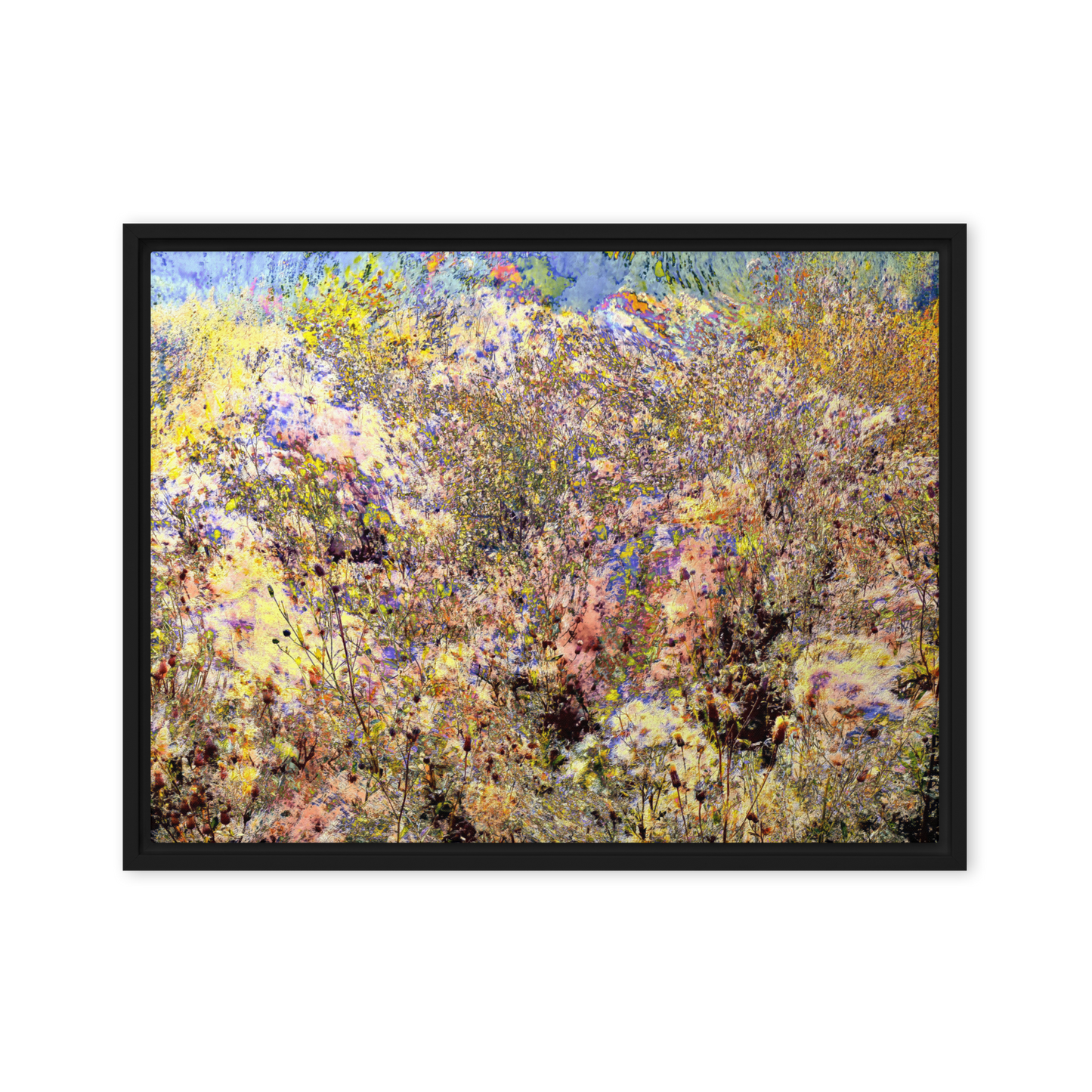 Indian Summer rustic nature autumn grass wall art- Barulins.shop