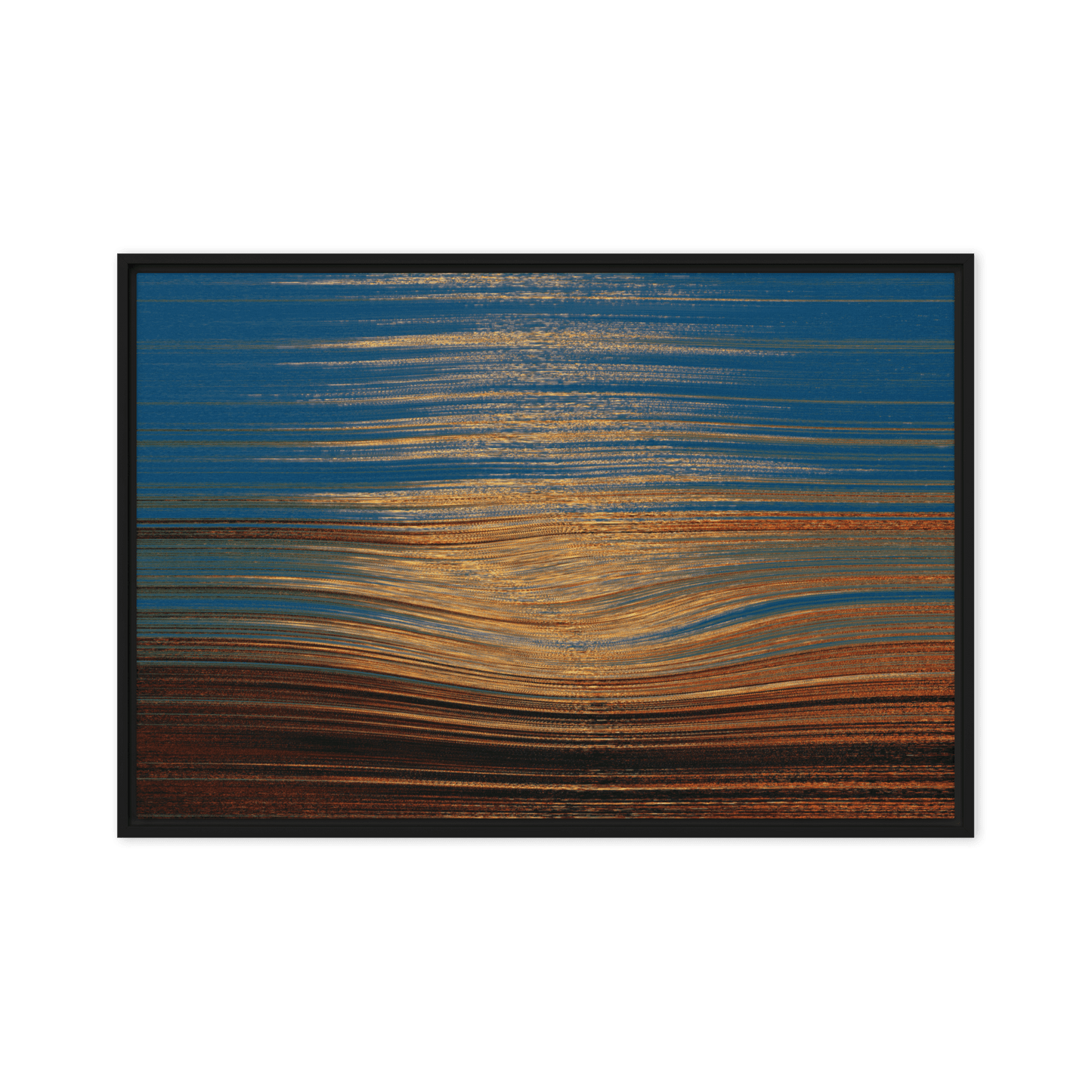 Sea Sunset tranquil coastal ocean sunset wall art- Barulins.shop
