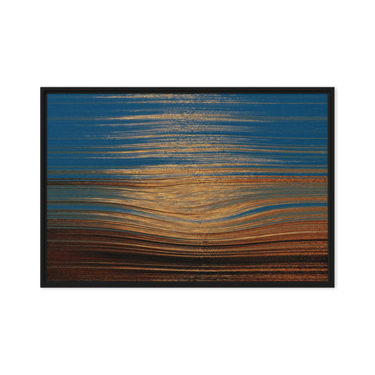 Sea Sunset tranquil coastal ocean sunset wall art- Barulins.shop