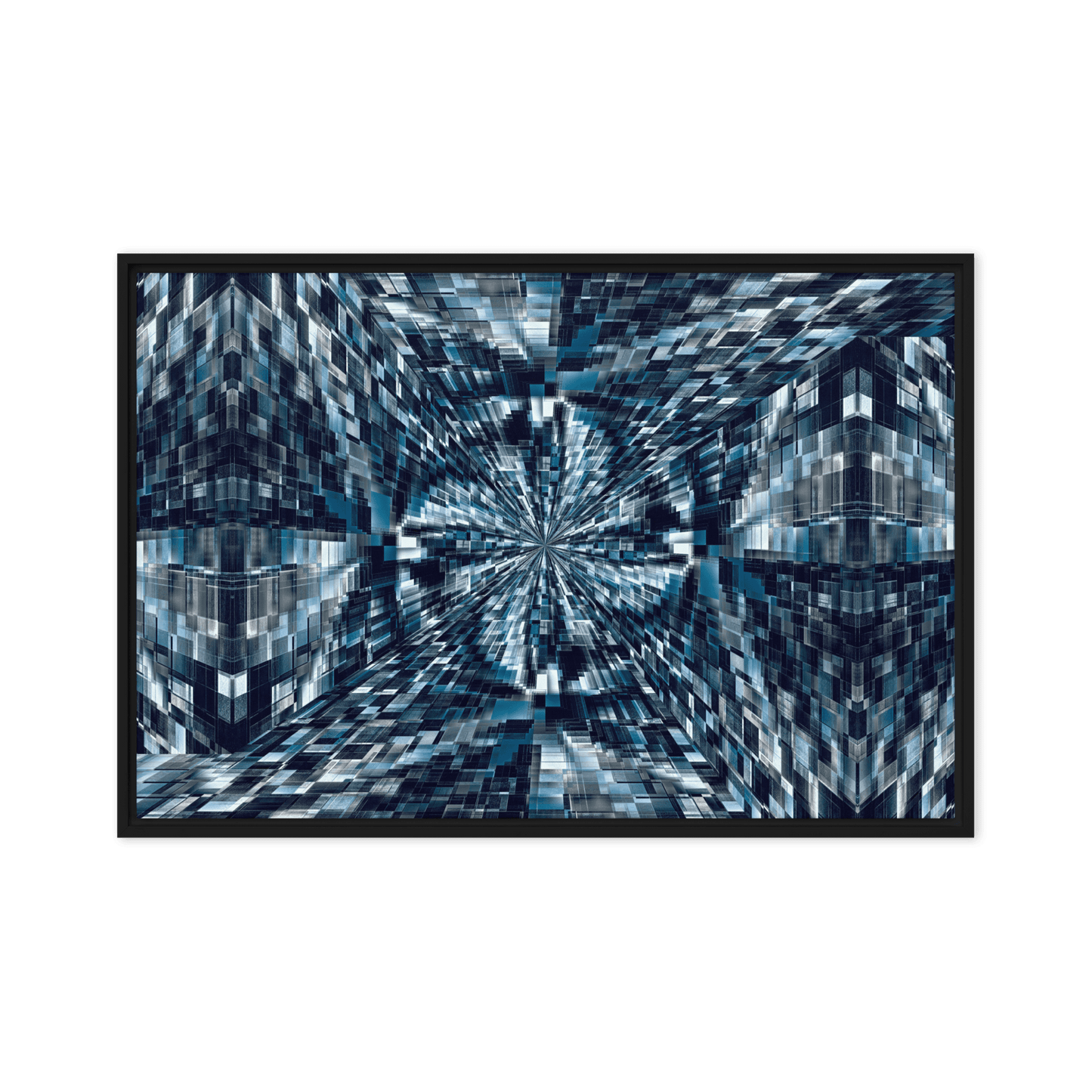 Night City urban nightscape city lights wall art- Barulins.shop