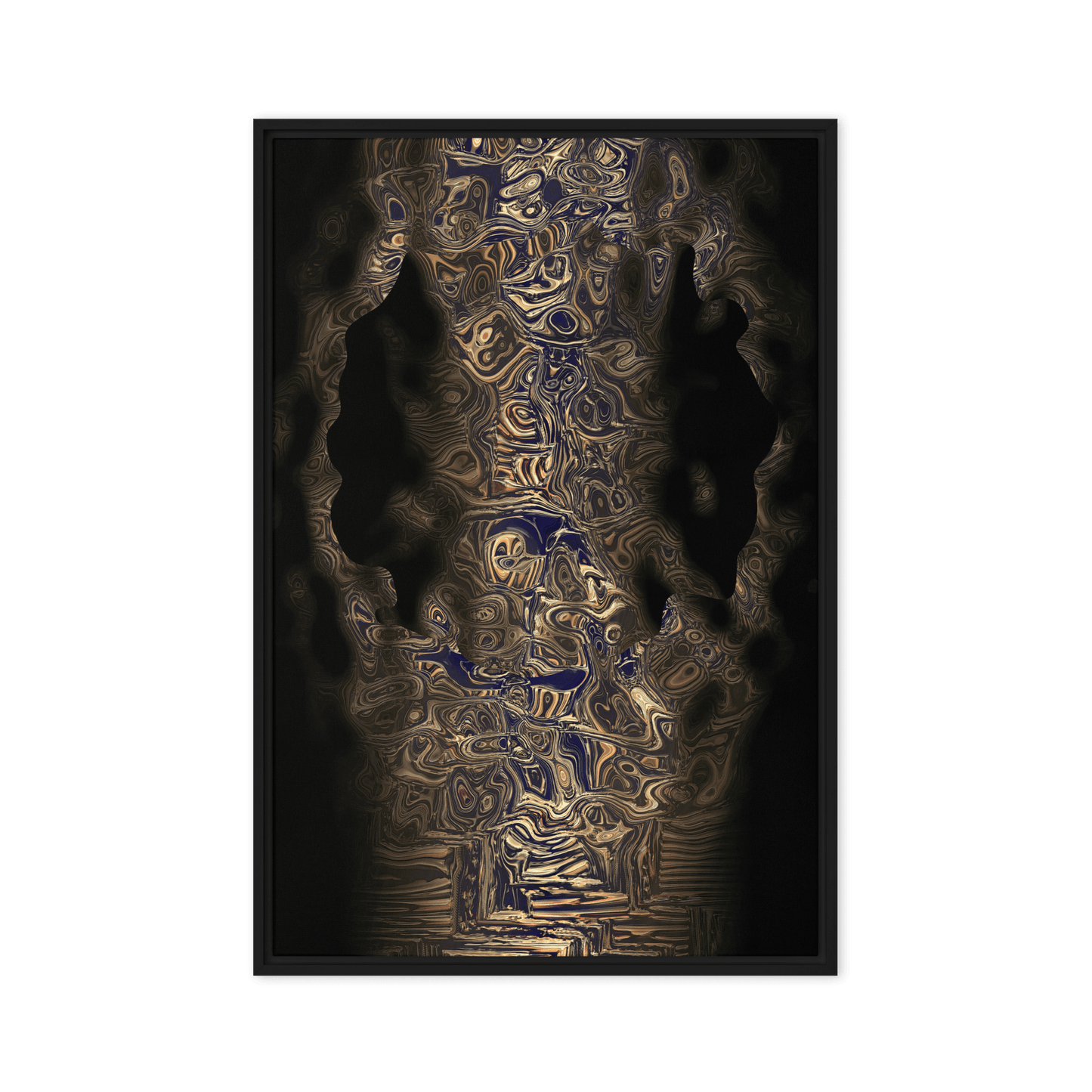 Model on the Catwalk fashion industry motion blur wall art- Barulins.shop
