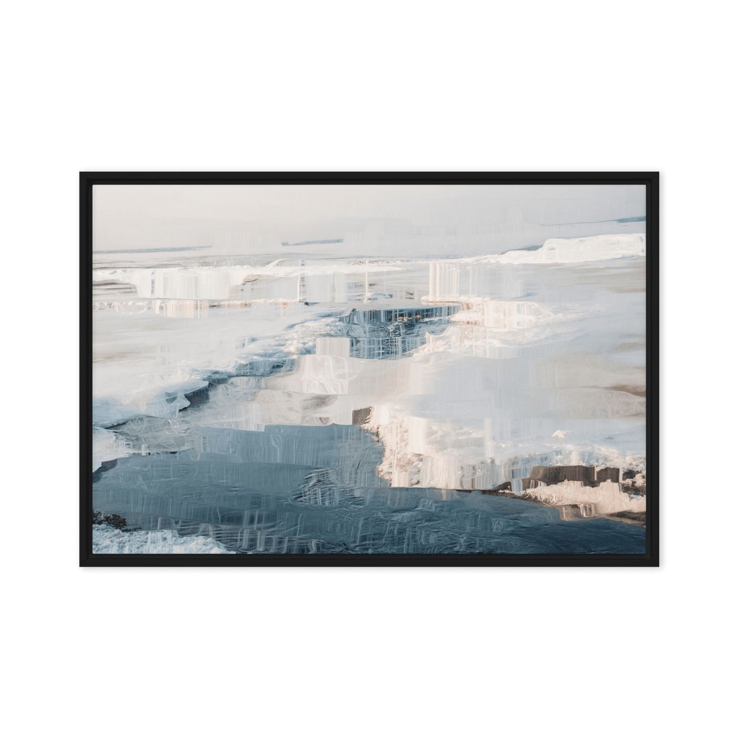 The Sea is in Ice arctic ocean frozen landscape wall art- Barulins.shop