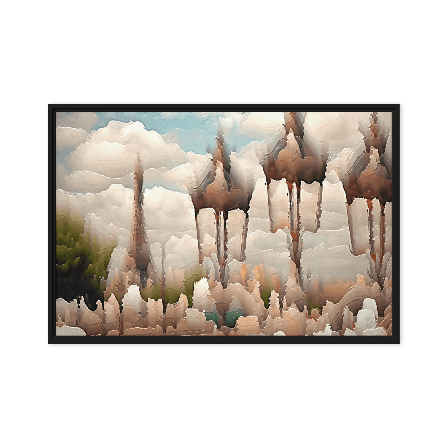 Paris Sweltering June romantic city street scene wall art- Barulins.shop