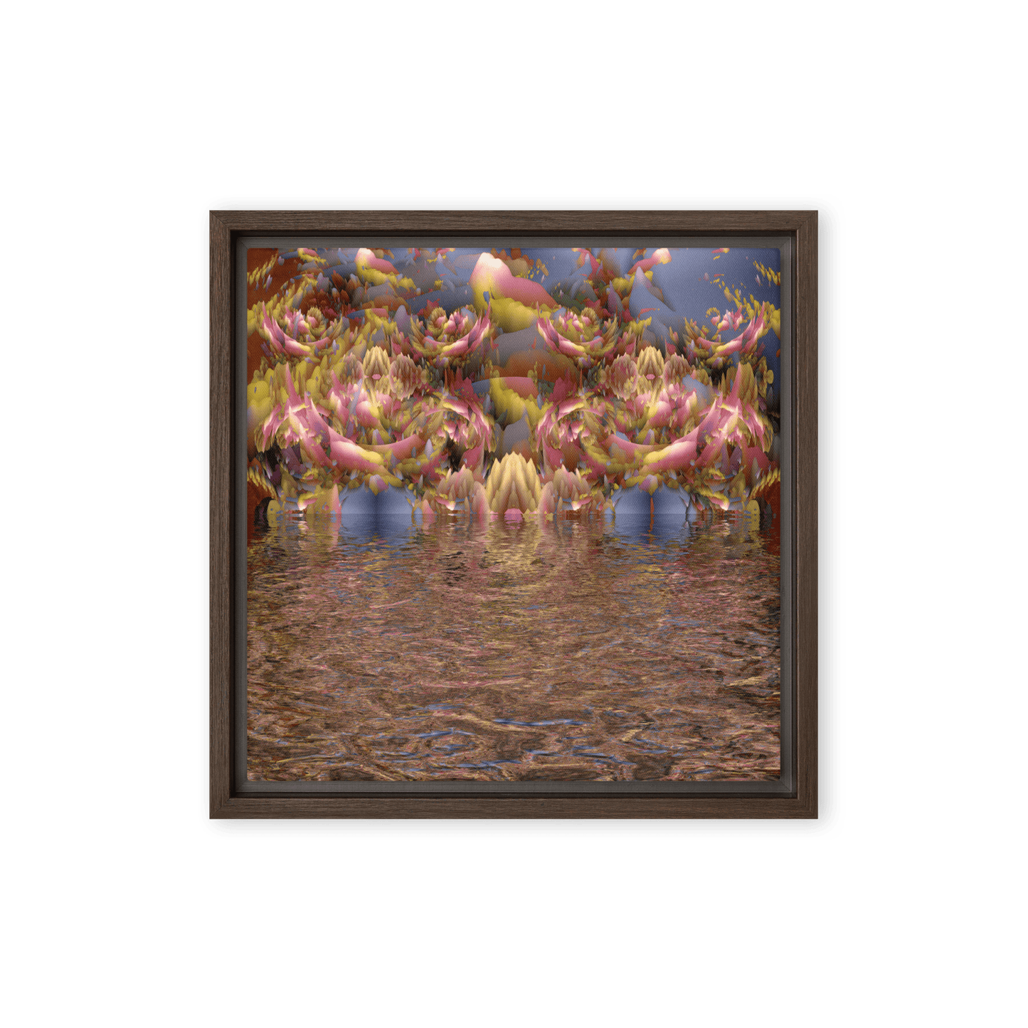 Morning Mantra calming abstract soft colors wall art- Barulins.shop