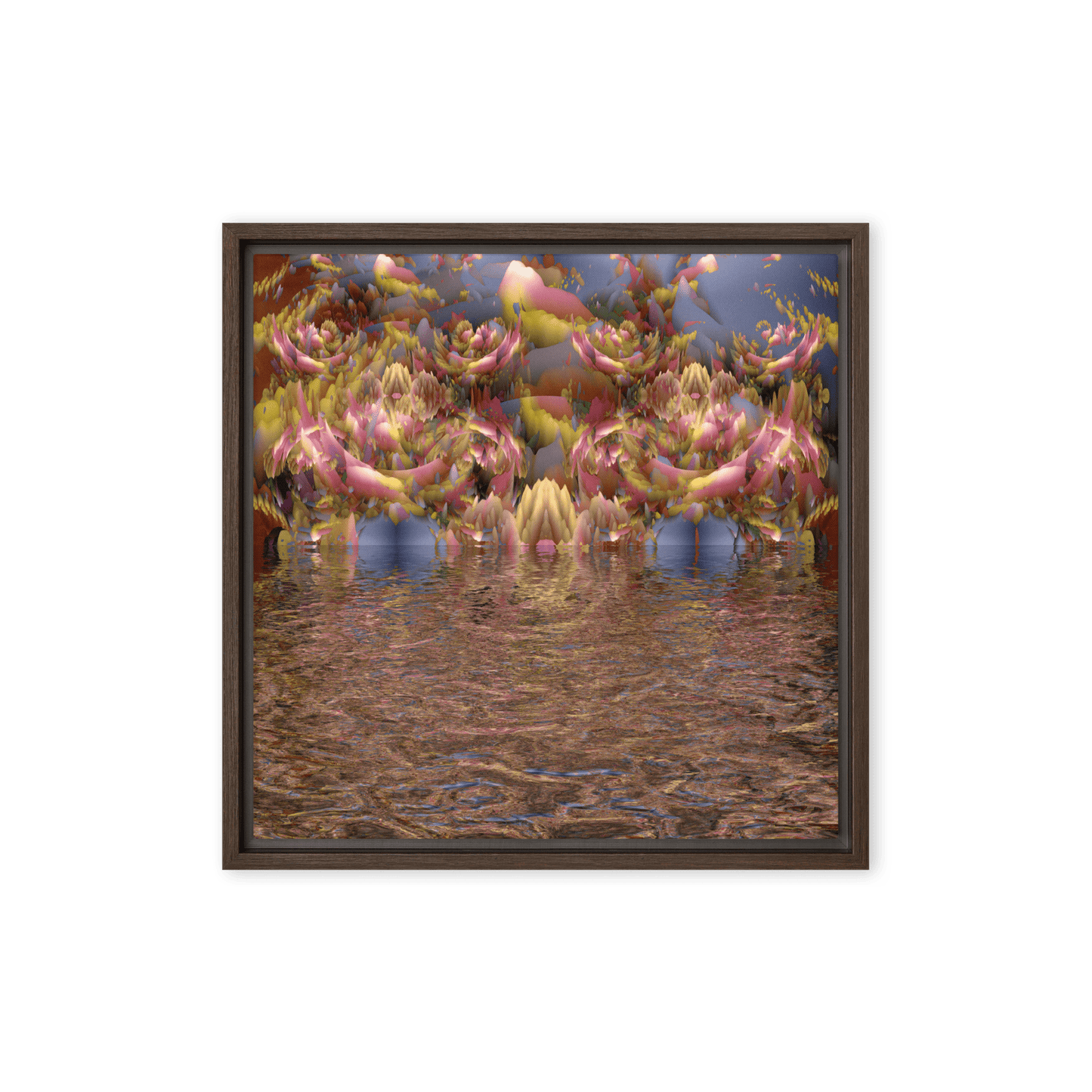 Morning Mantra calming abstract soft colors wall art- Barulins.shop