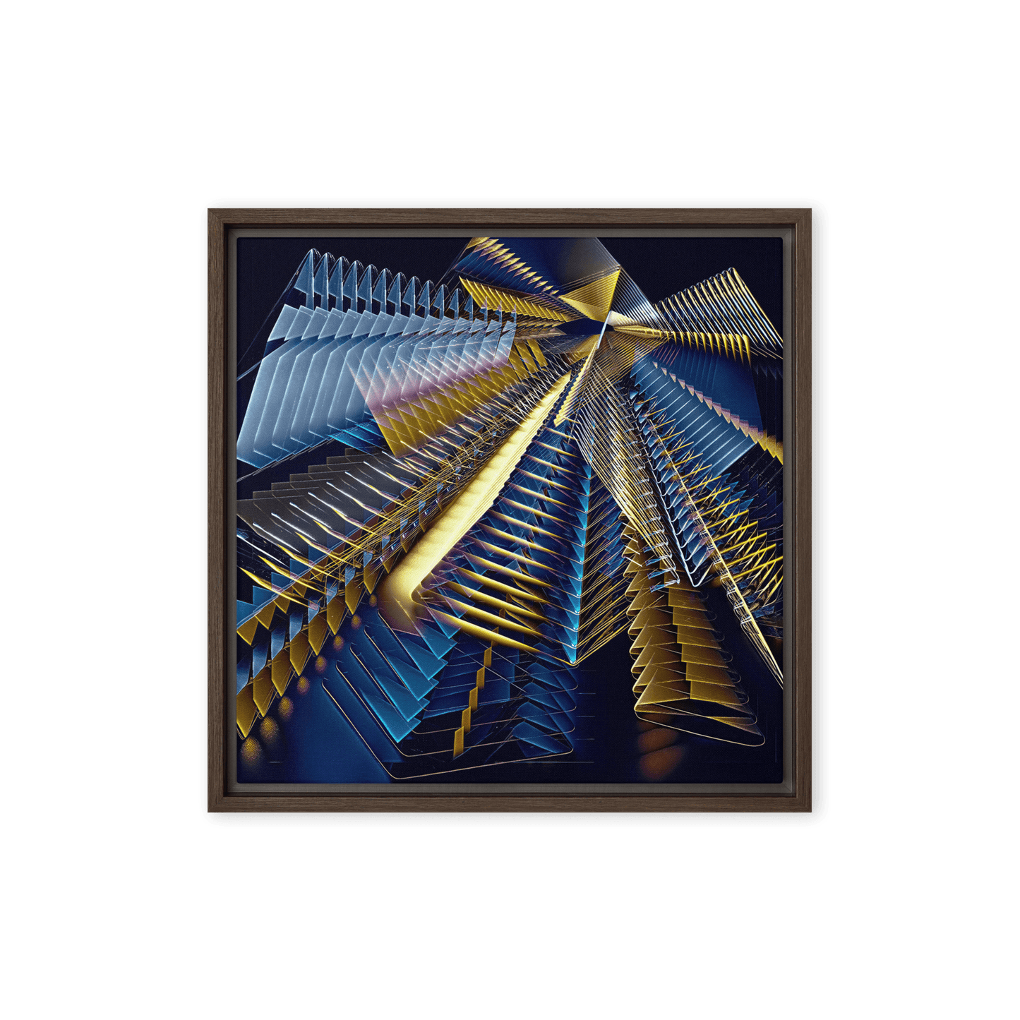 Line Play modern abstract art colorful lines wall art- Barulins.shop
