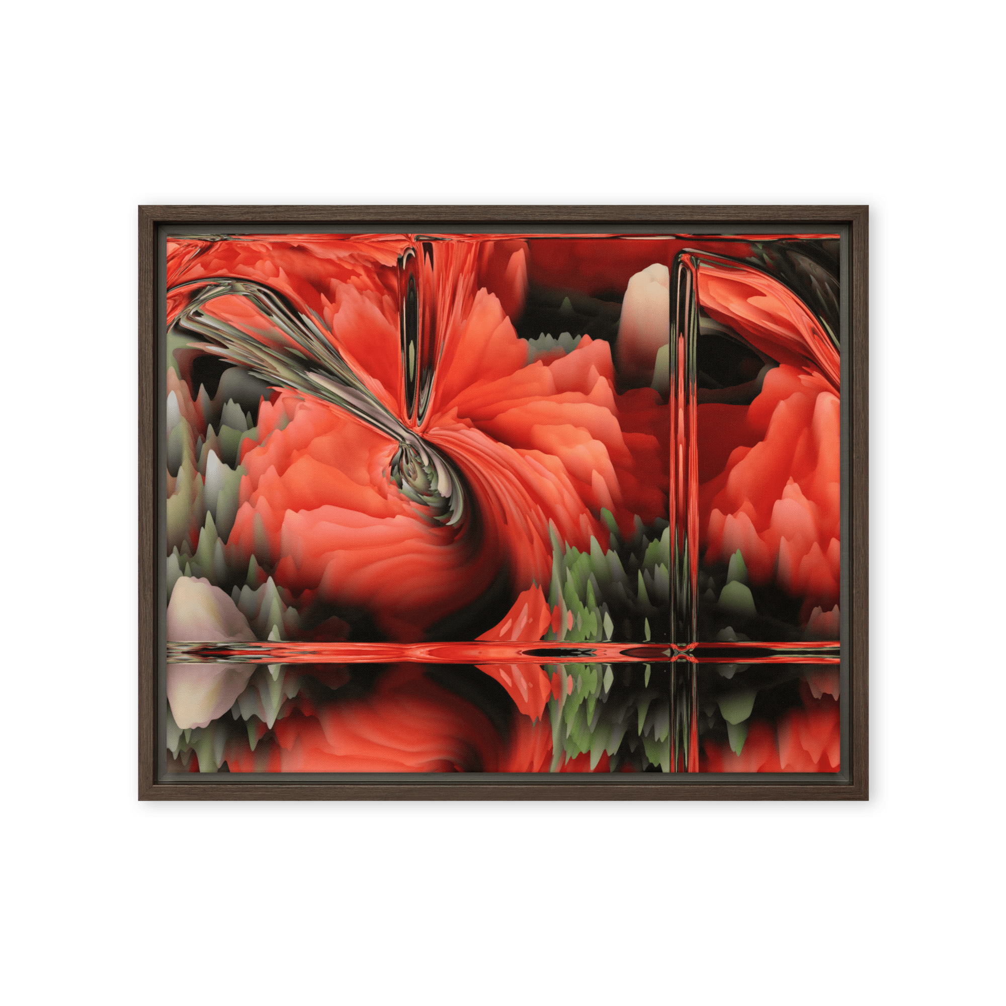 Composition with poppies.