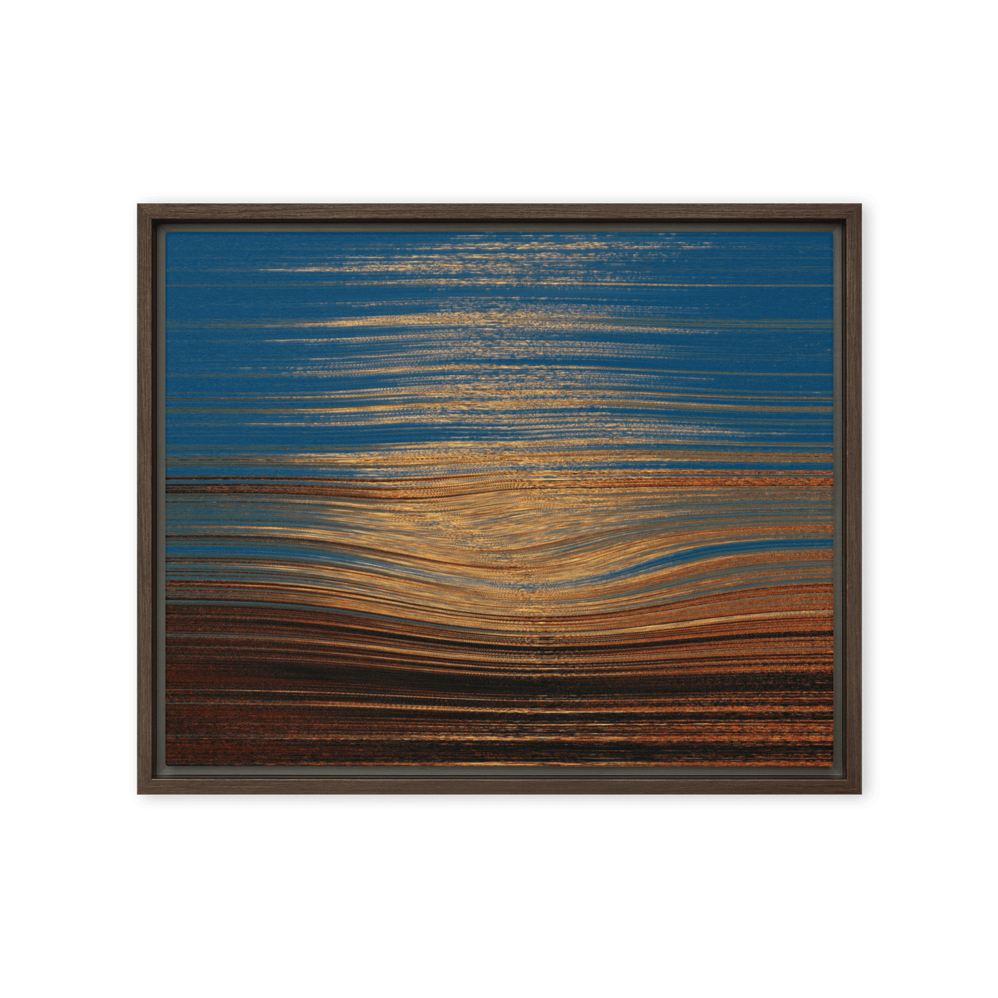 Sea Sunset tranquil coastal ocean sunset wall art- Barulins.shop