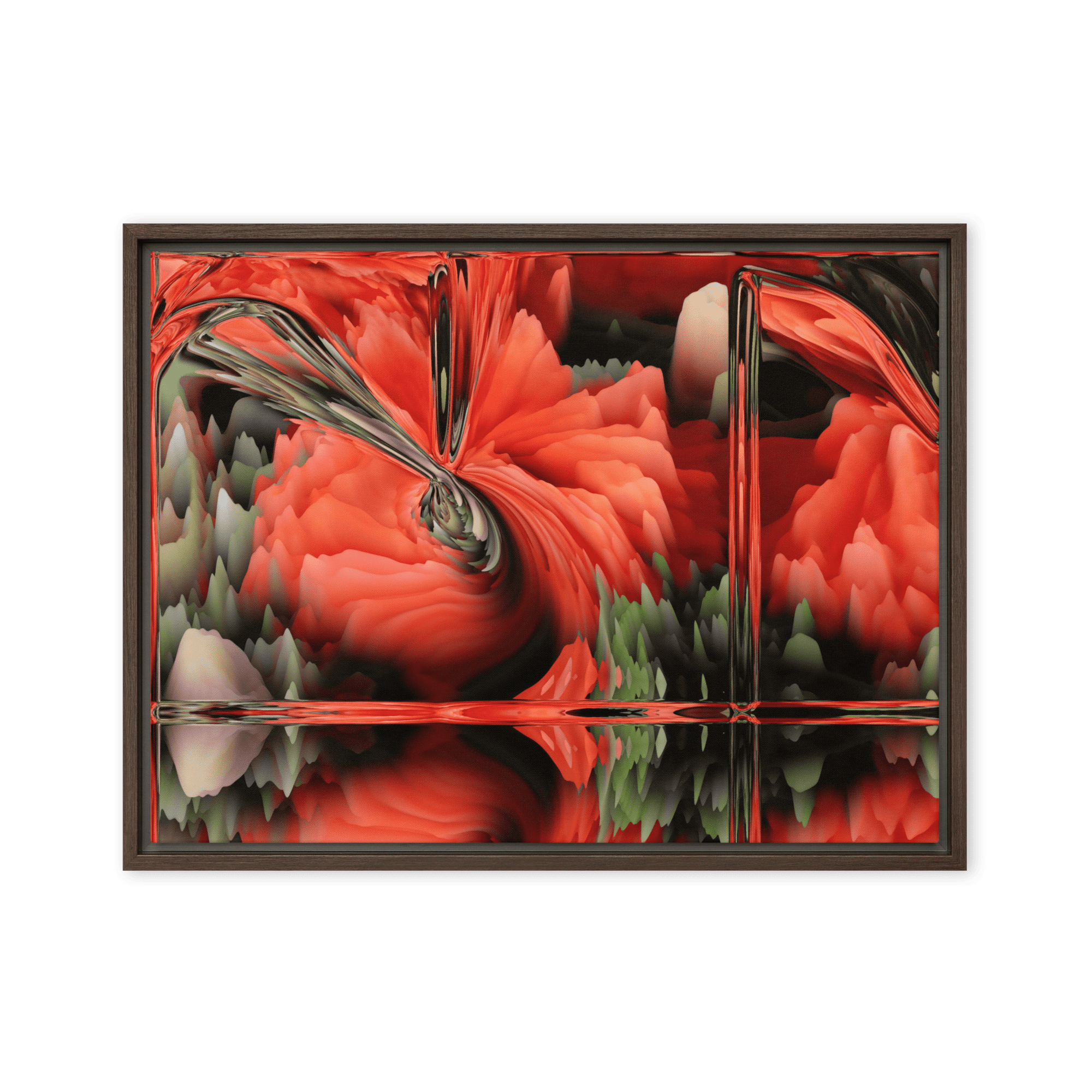 Composition with poppies.