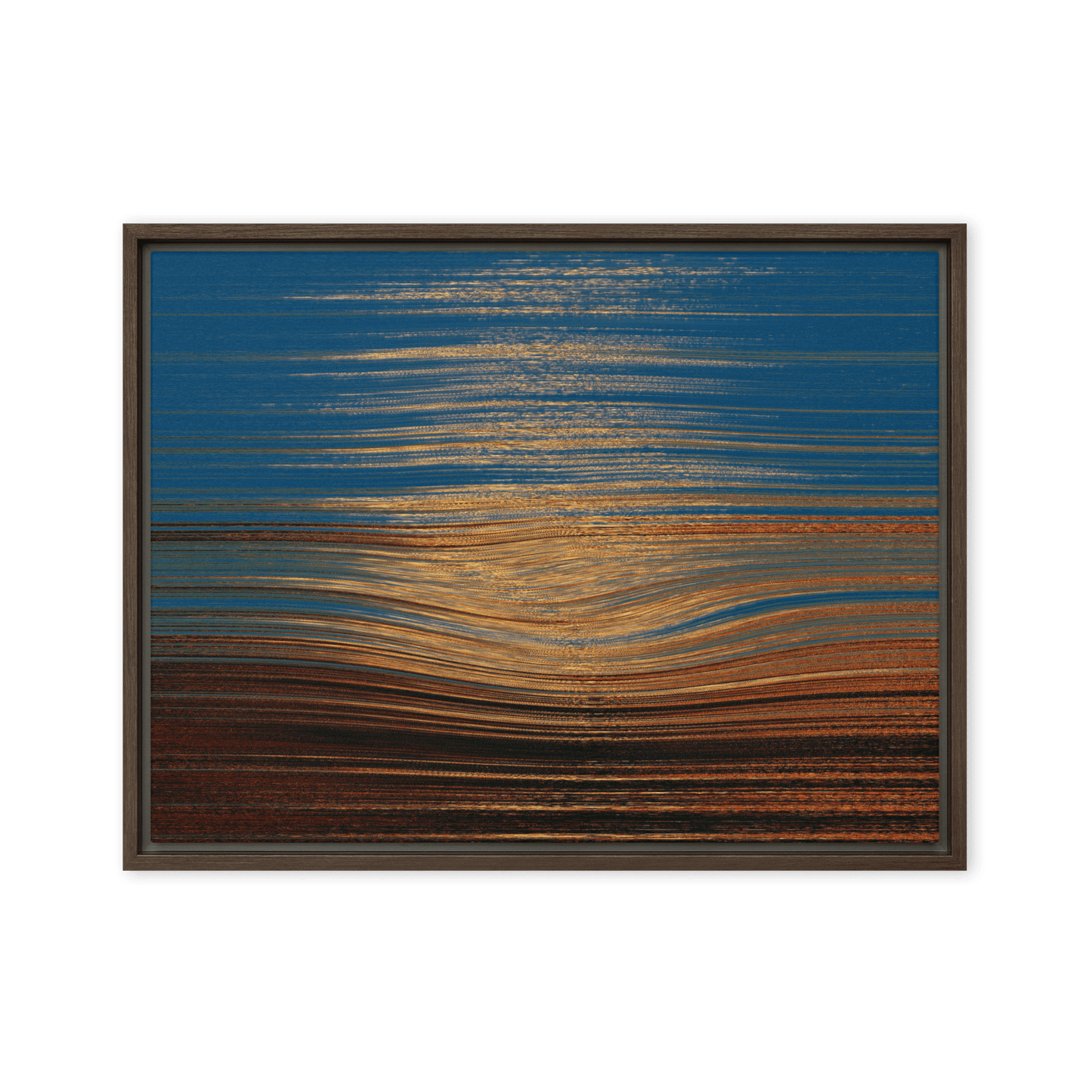 Sea Sunset tranquil coastal ocean sunset wall art- Barulins.shop