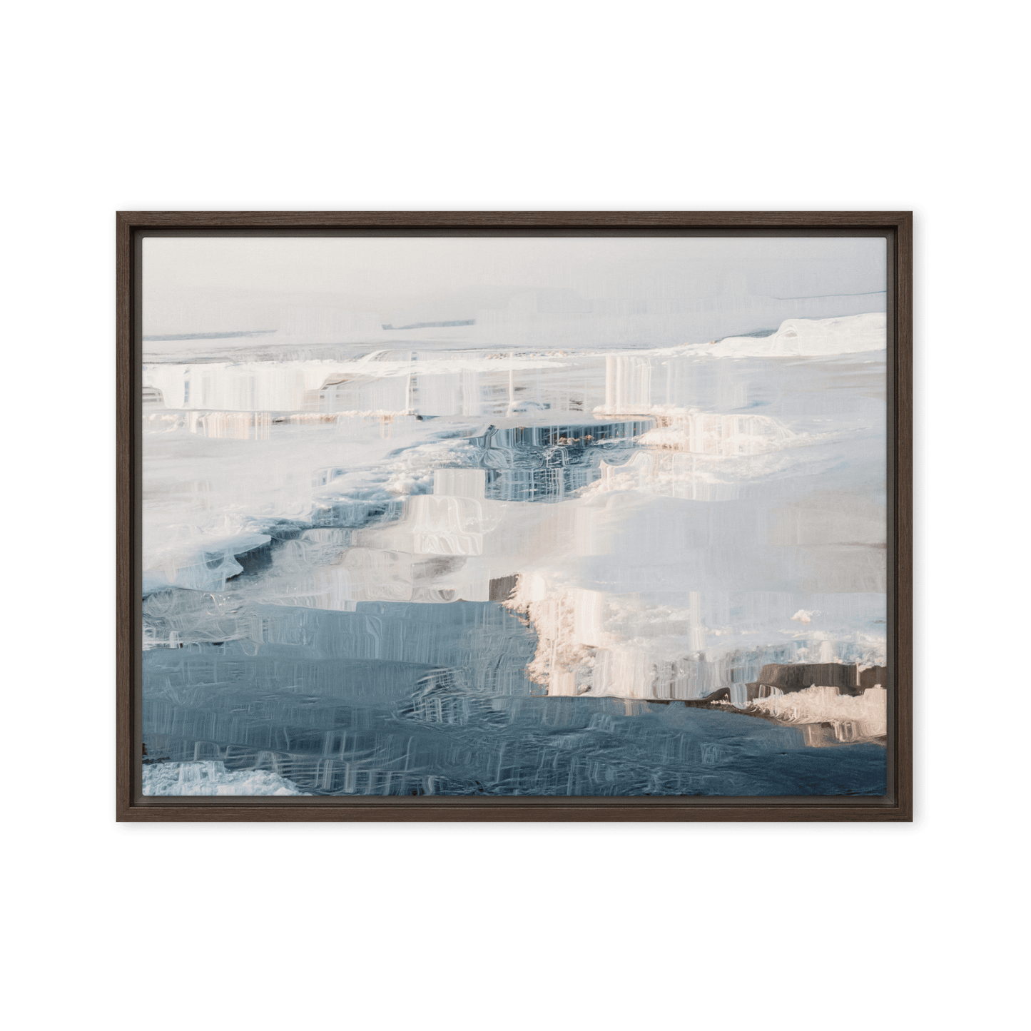 The Sea is in Ice arctic ocean frozen landscape wall art- Barulins.shop