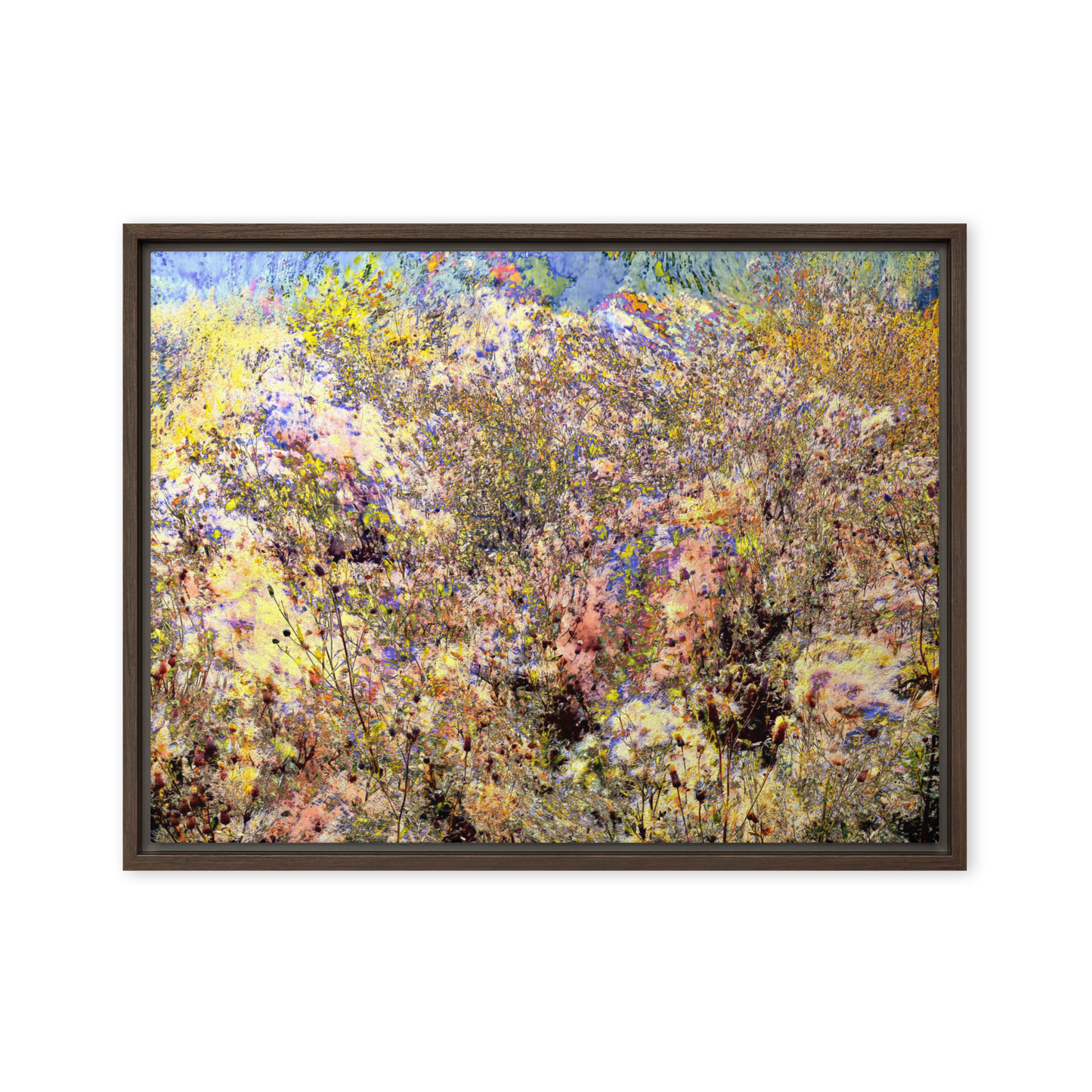 Indian Summer rustic nature autumn grass wall art- Barulins.shop