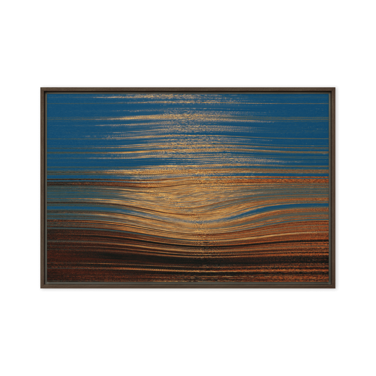 Sea Sunset tranquil coastal ocean sunset wall art- Barulins.shop