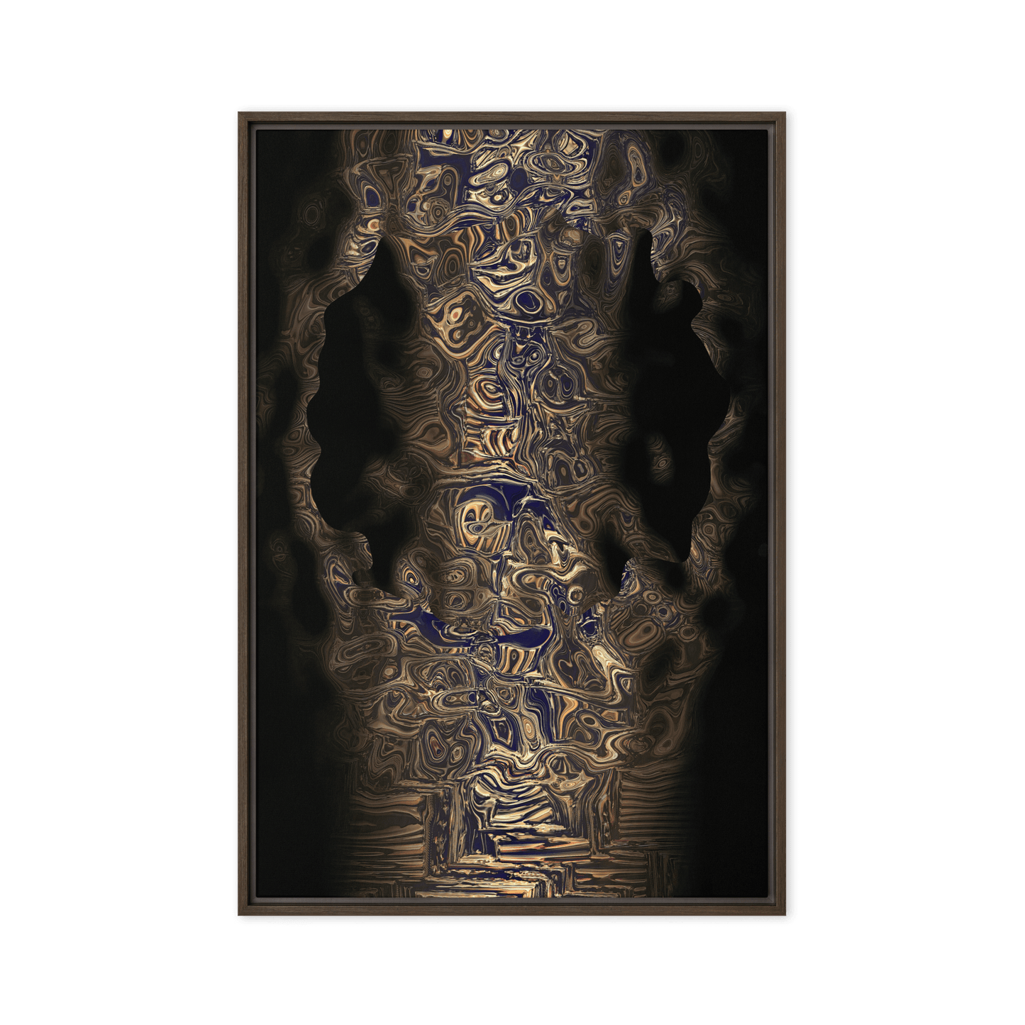 Model on the Catwalk fashion industry motion blur wall art- Barulins.shop
