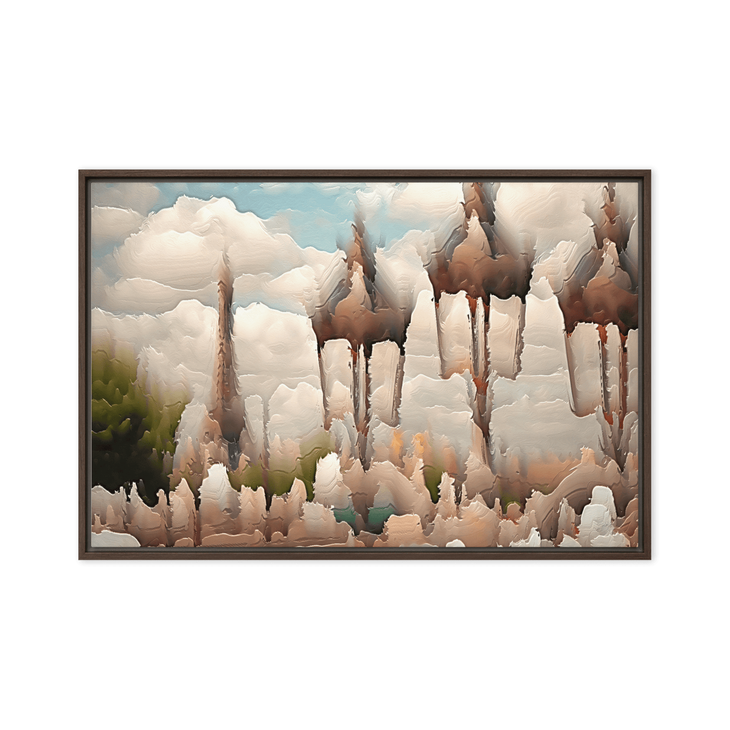 Paris Sweltering June romantic city street scene wall art- Barulins.shop