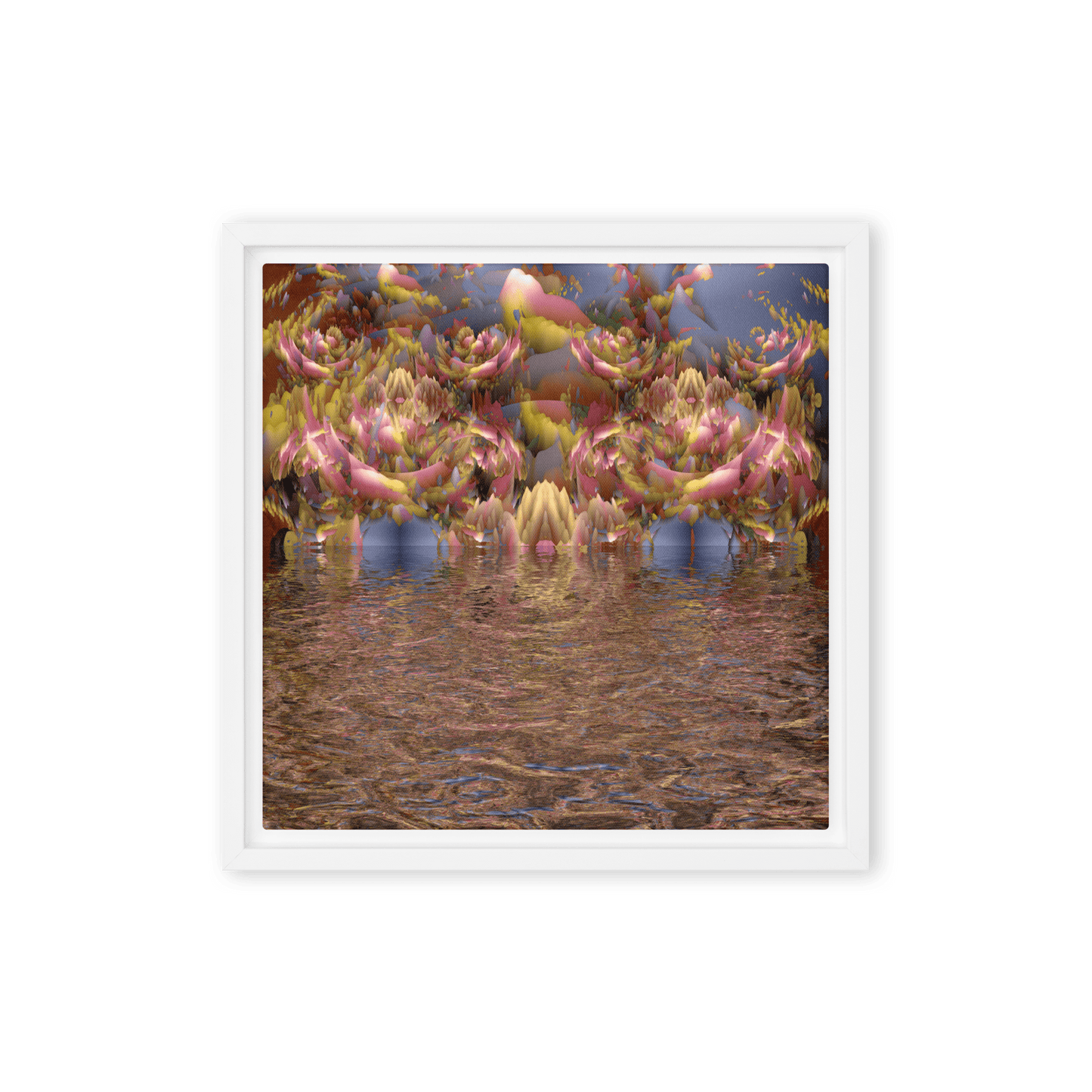 Morning Mantra calming abstract soft colors wall art- Barulins.shop