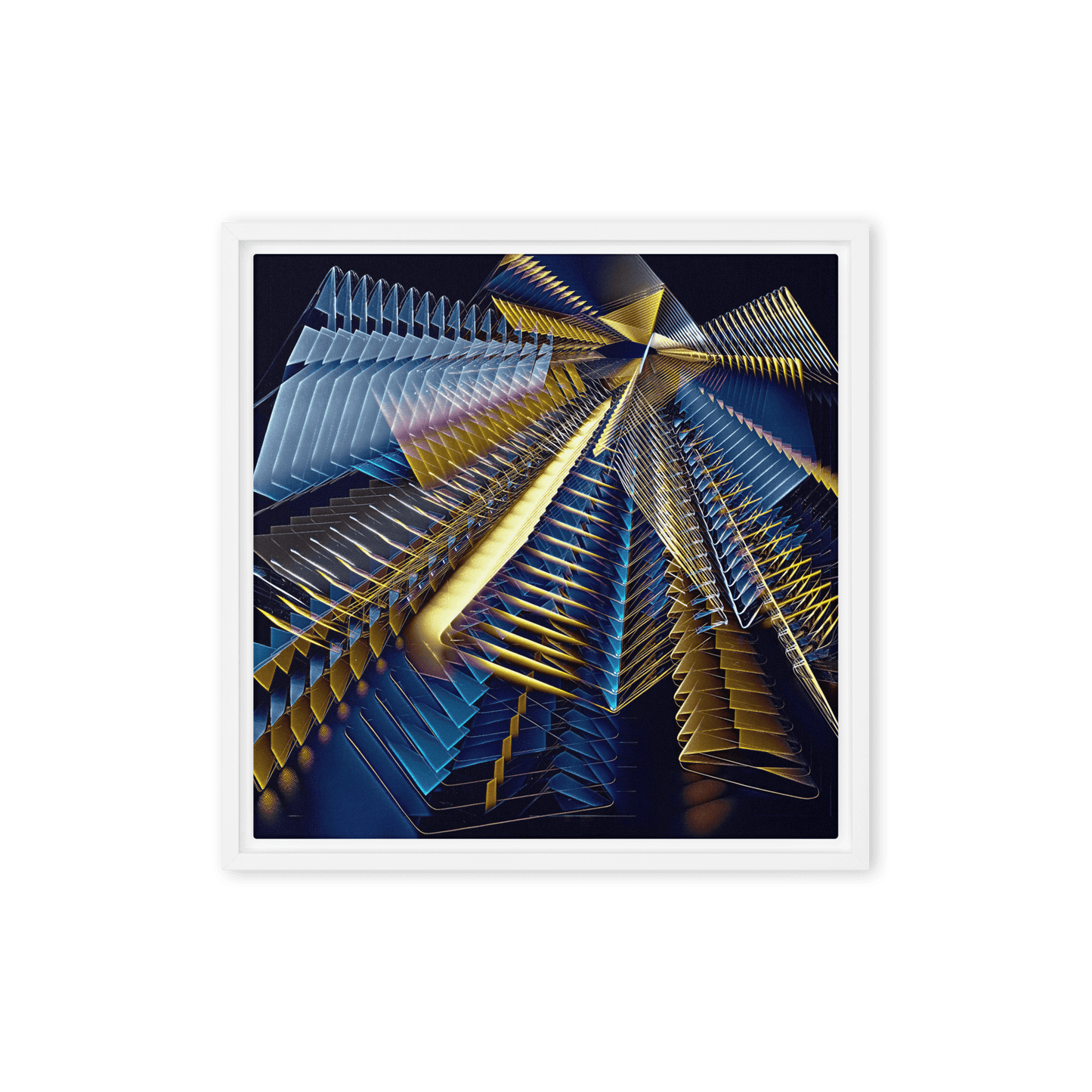 Line Play modern abstract art colorful lines wall art- Barulins.shop