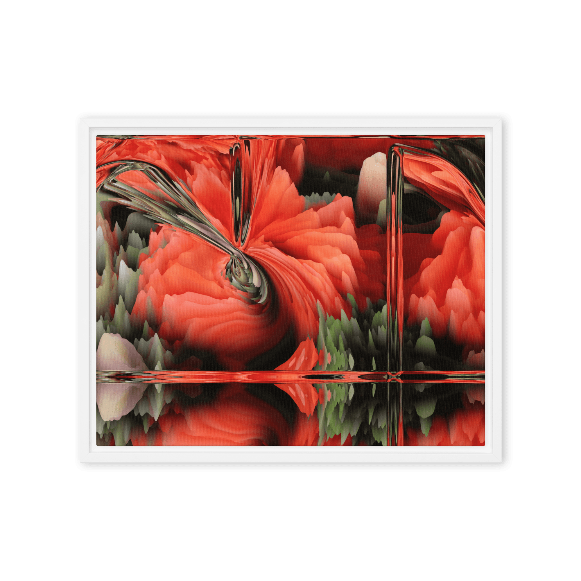 Composition with poppies.