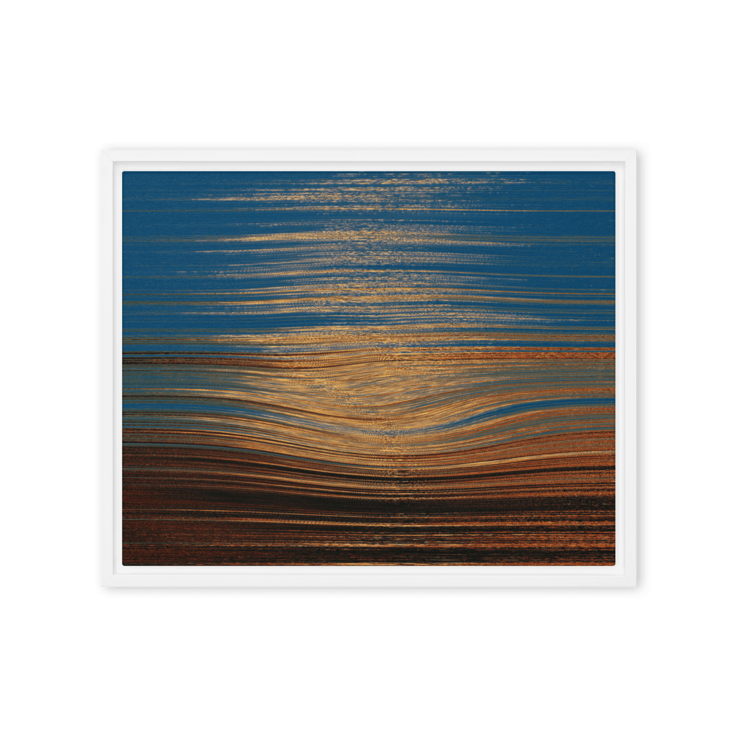 Sea Sunset tranquil coastal ocean sunset wall art- Barulins.shop