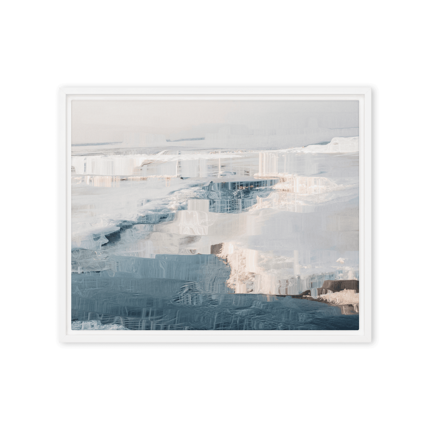 The Sea is in Ice arctic ocean frozen landscape wall art- Barulins.shop