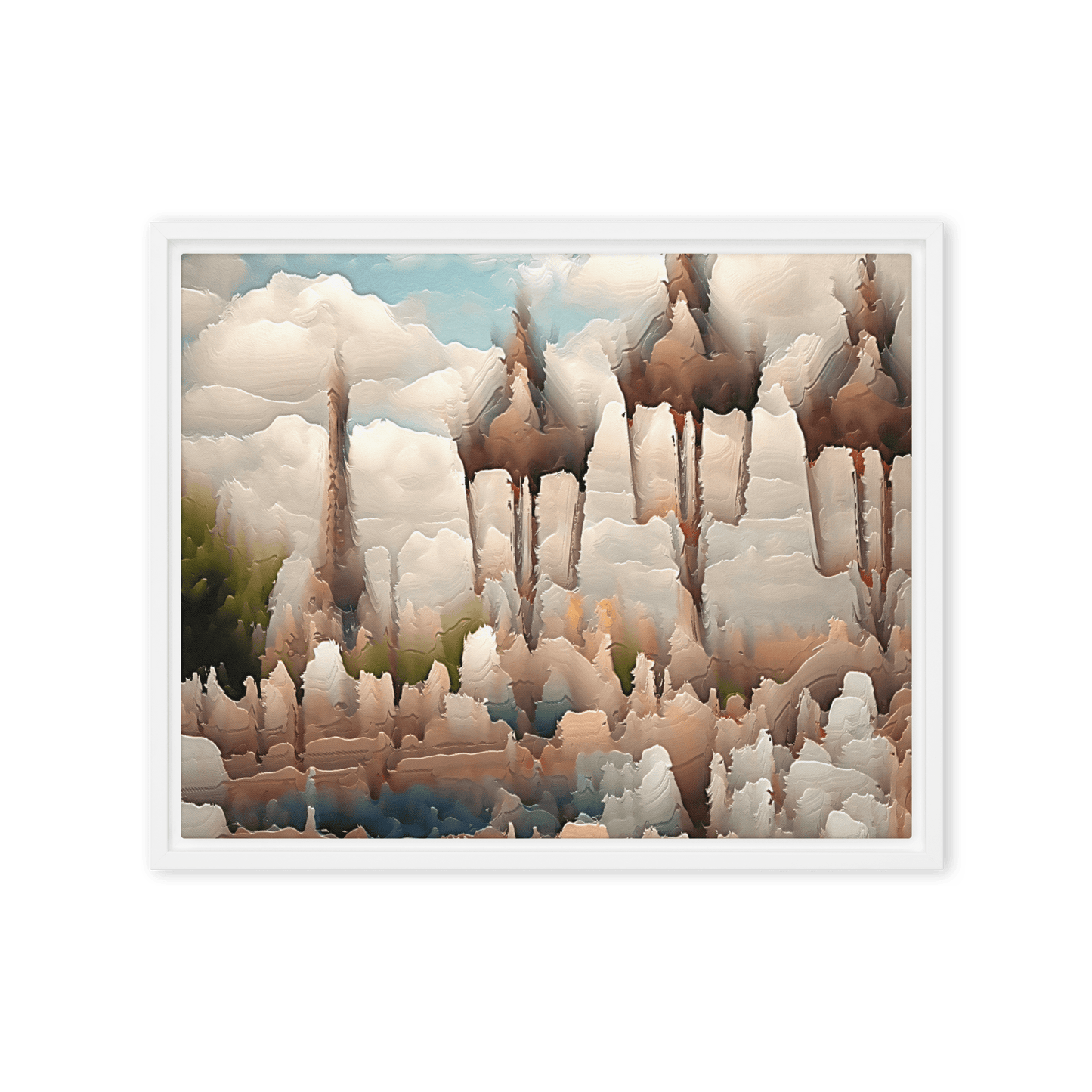Paris Sweltering June romantic city street scene wall art- Barulins.shop