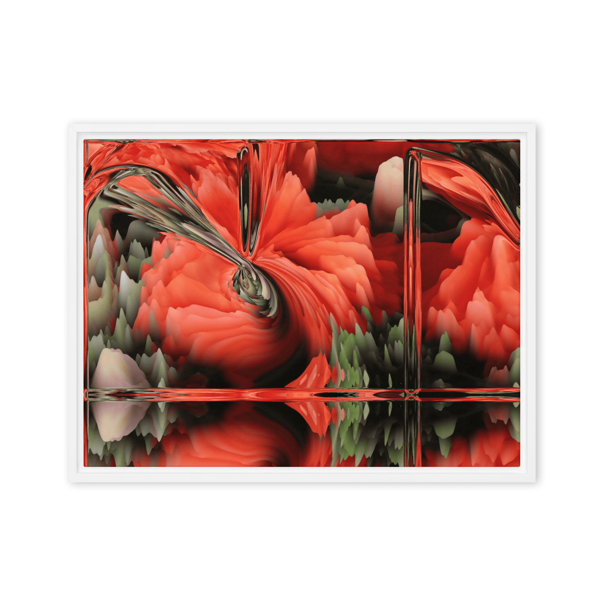 Composition with poppies.