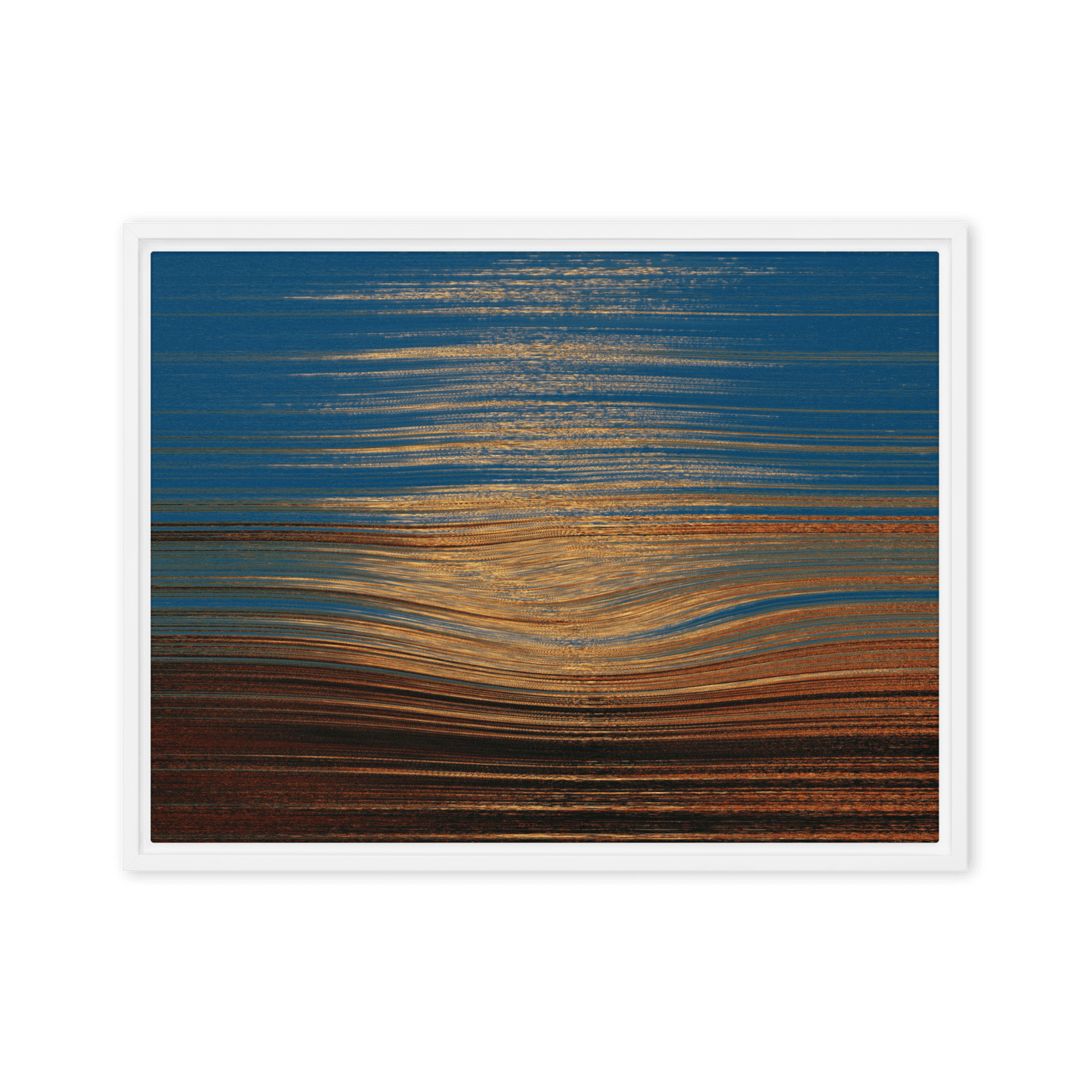 Sea Sunset tranquil coastal ocean sunset wall art- Barulins.shop
