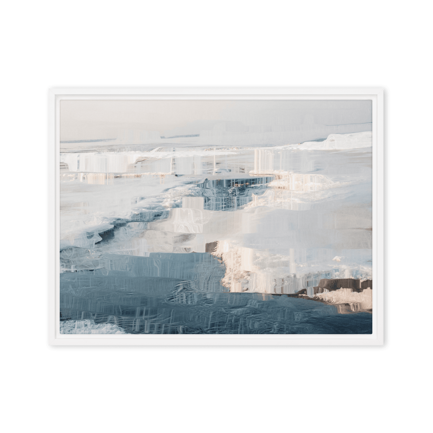 The Sea is in Ice arctic ocean frozen landscape wall art- Barulins.shop