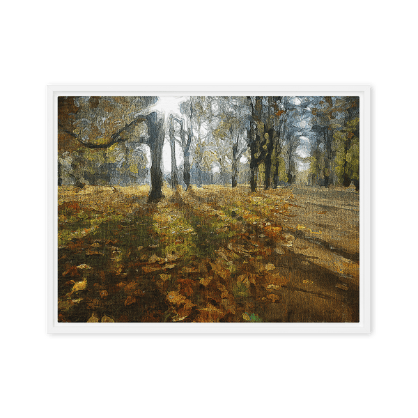 A sunny fall day in the park.